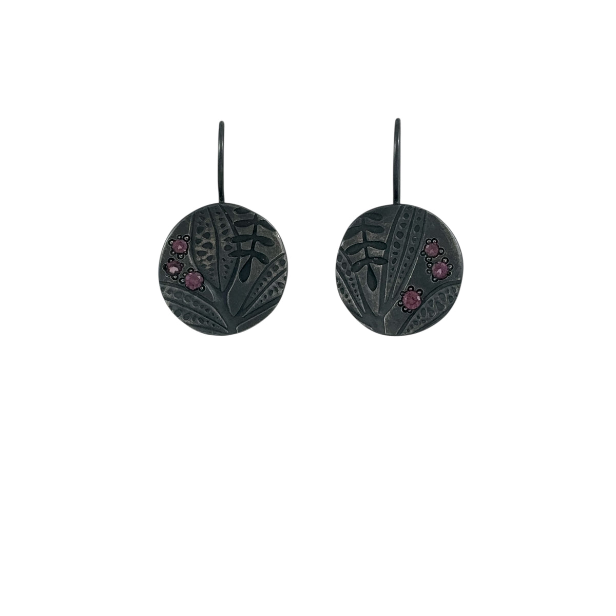 Foliage Imprint Earrings - Robin Wells