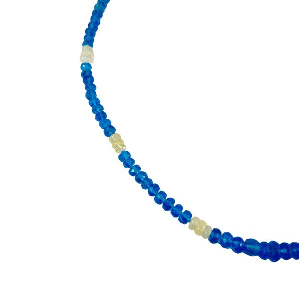 Apatite and Ethiopian Opal Necklace - Julia Stora