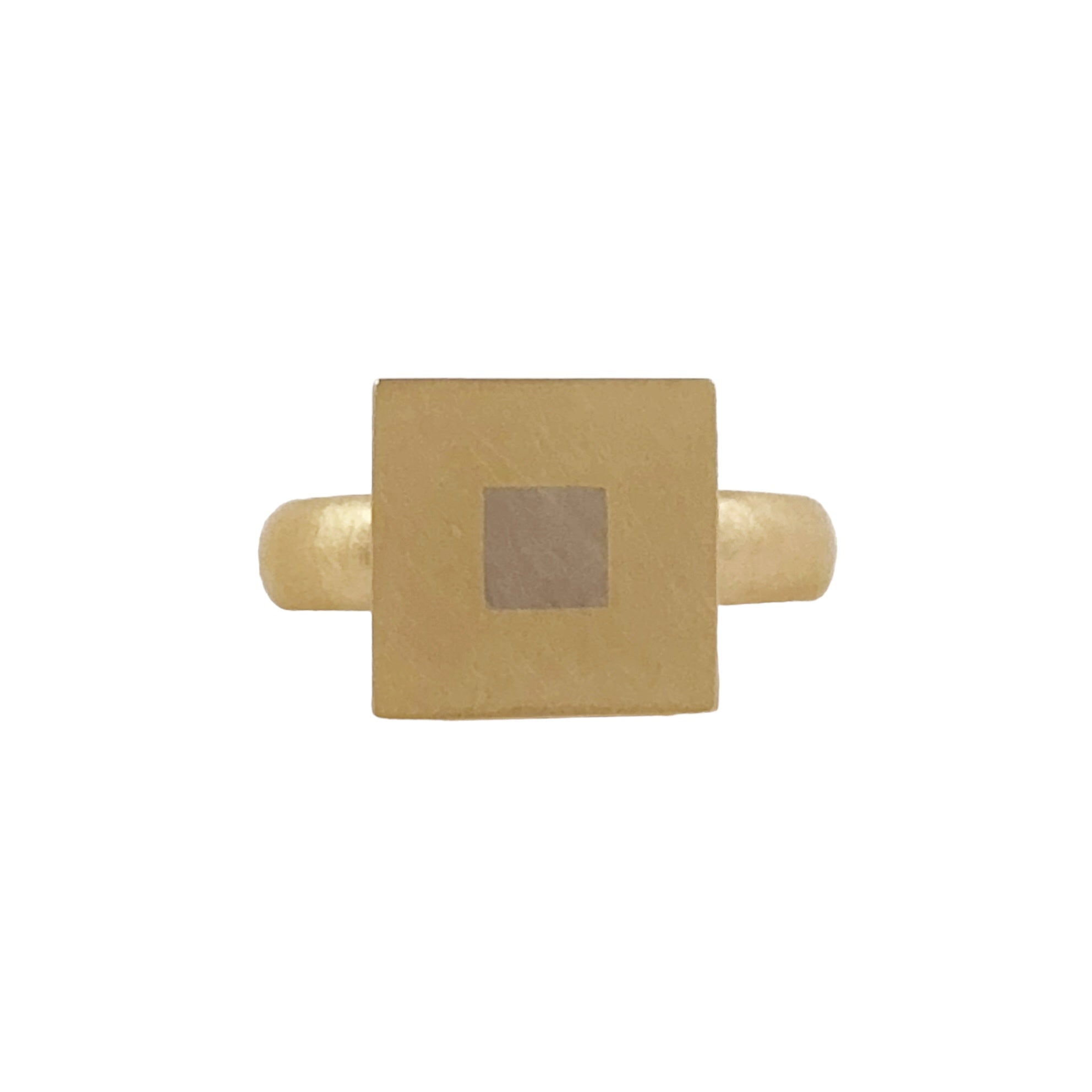 Married Metal Squares Ring - Melanie Ihnen