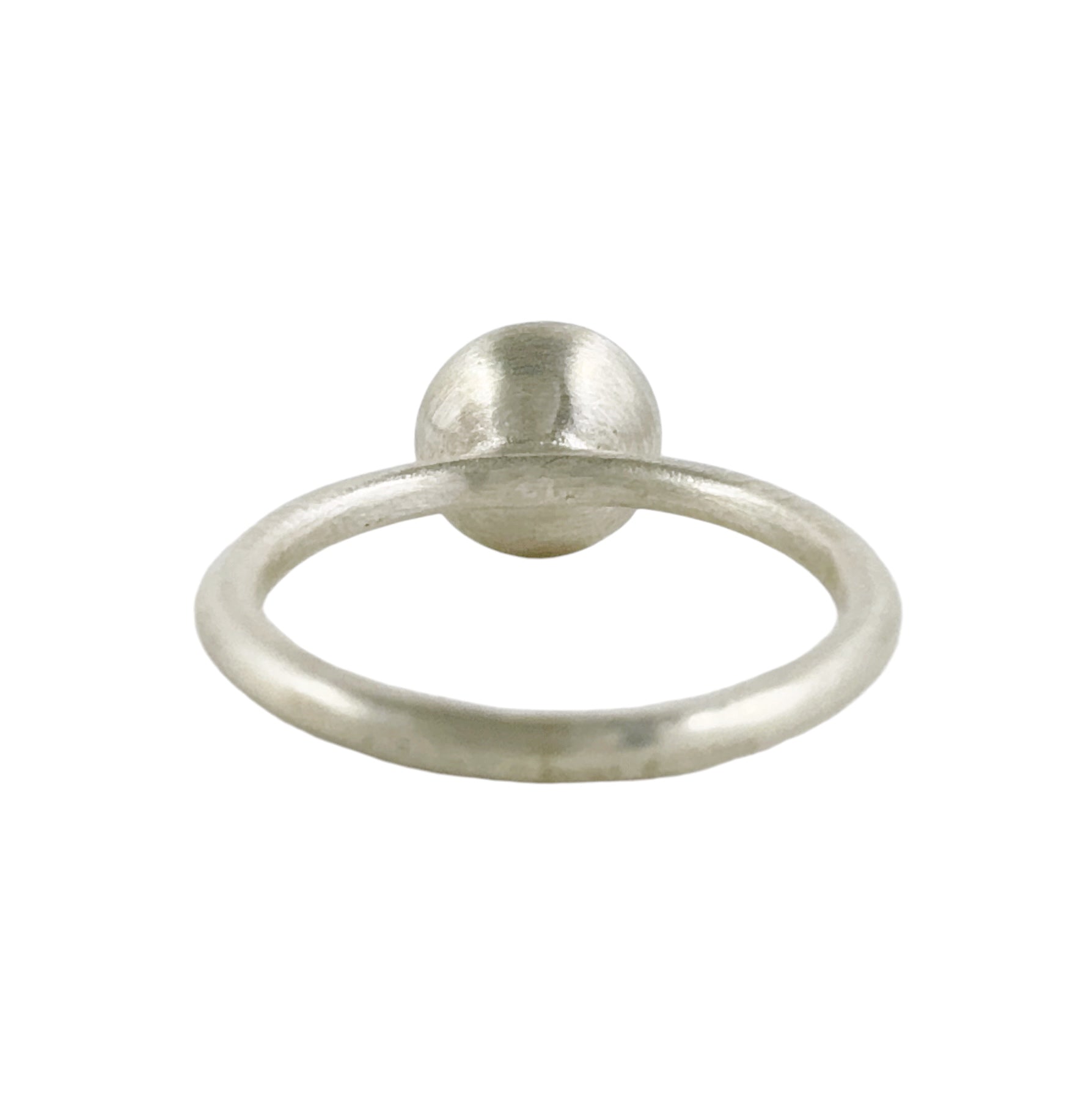 Silver Pearl Dome Ring - Ari Athans