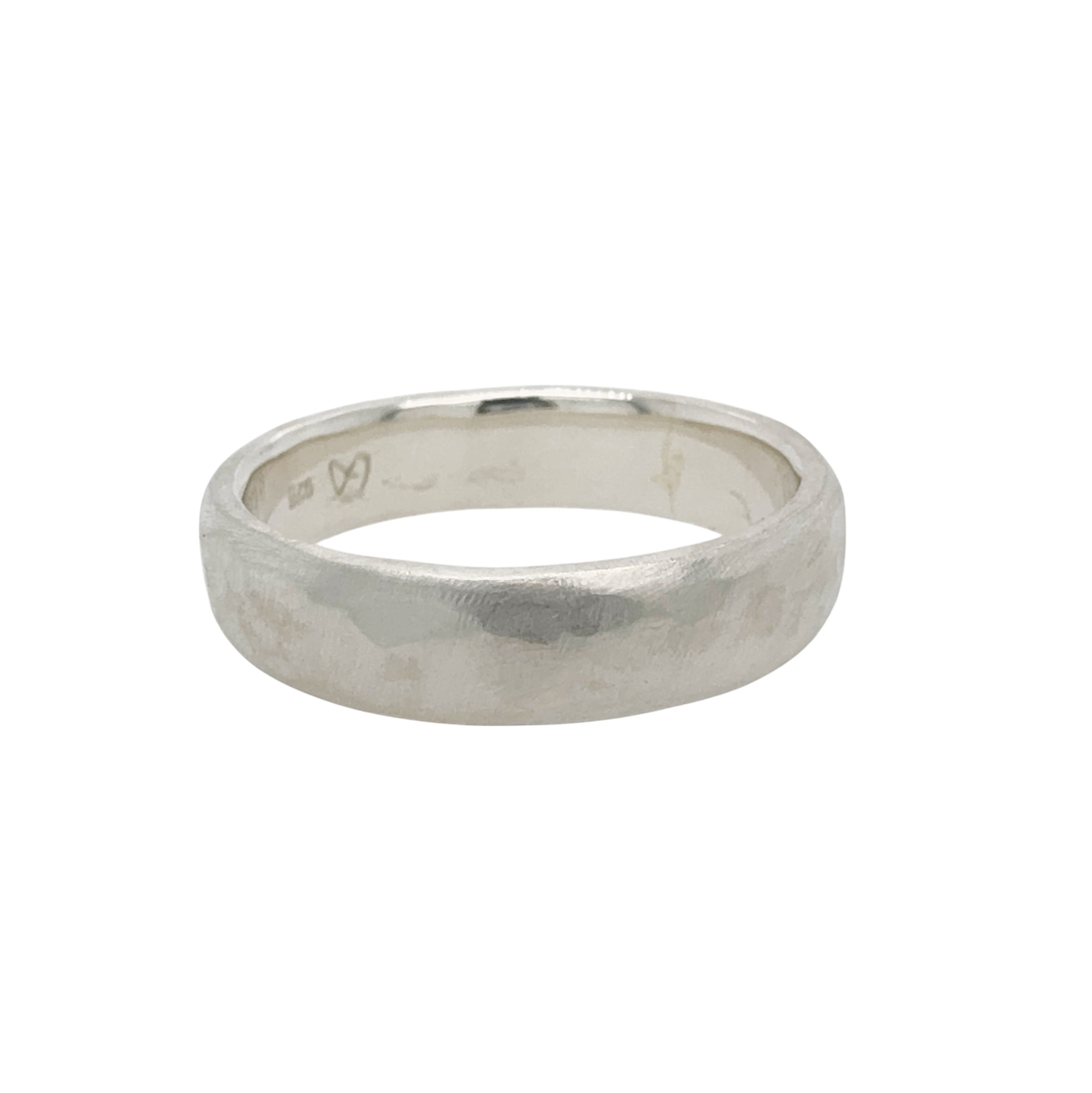 Track Silver Palladium Ring - Leah Abercrombie