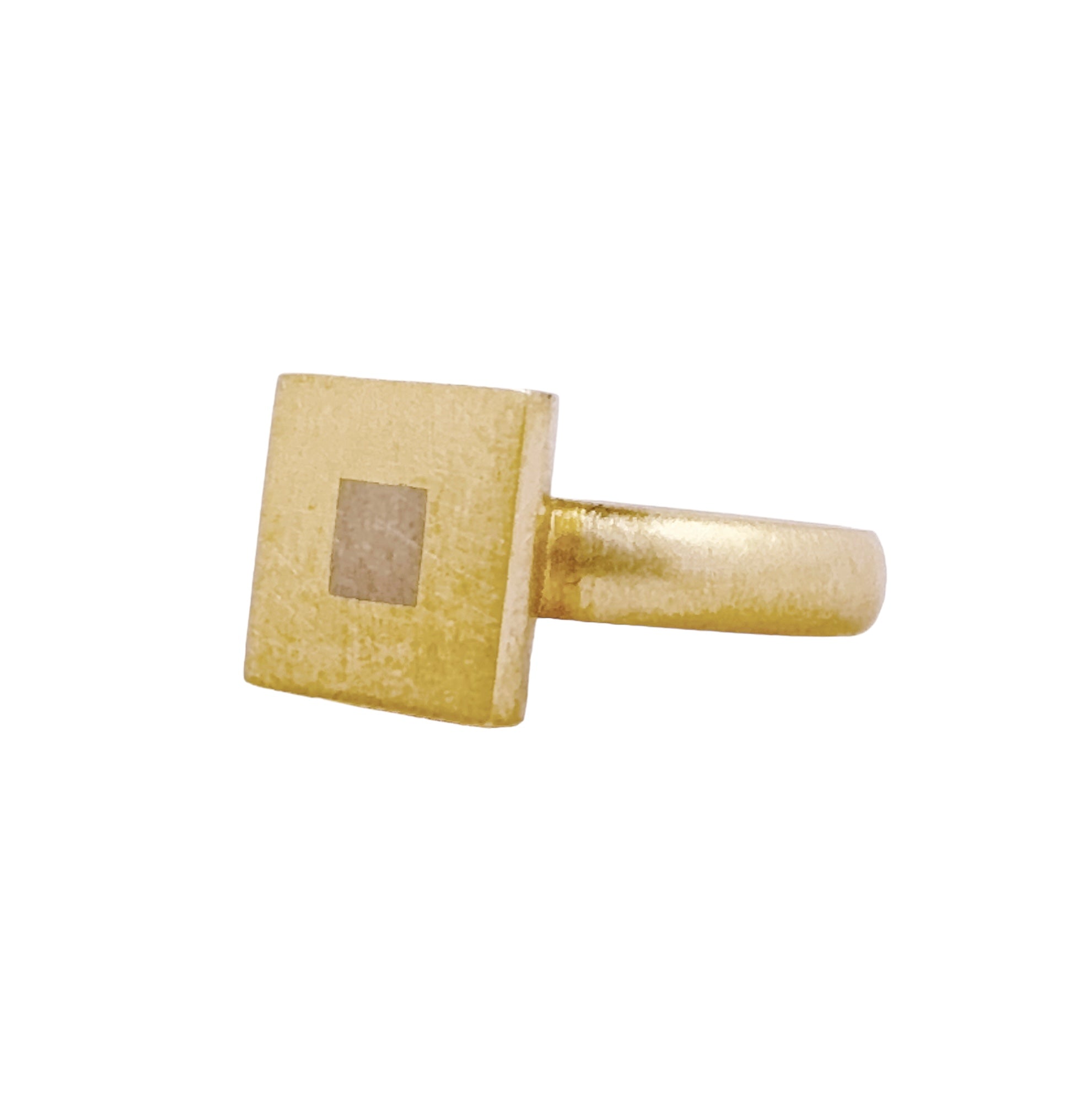 Married Metal Squares Ring - Melanie Ihnen