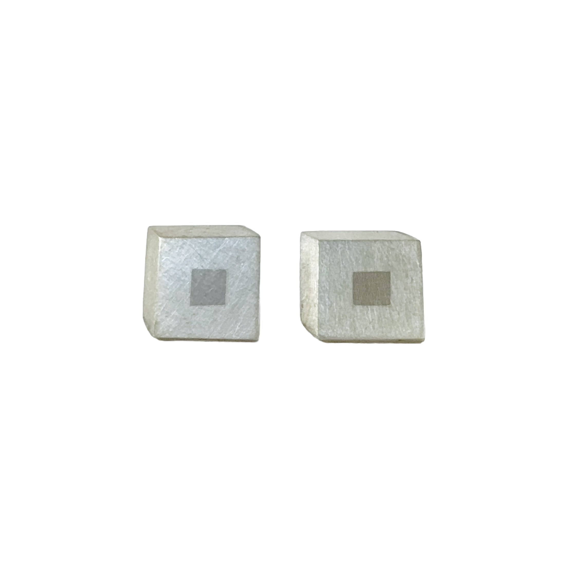 Married Metal Squares Studs - Melanie Ihnen