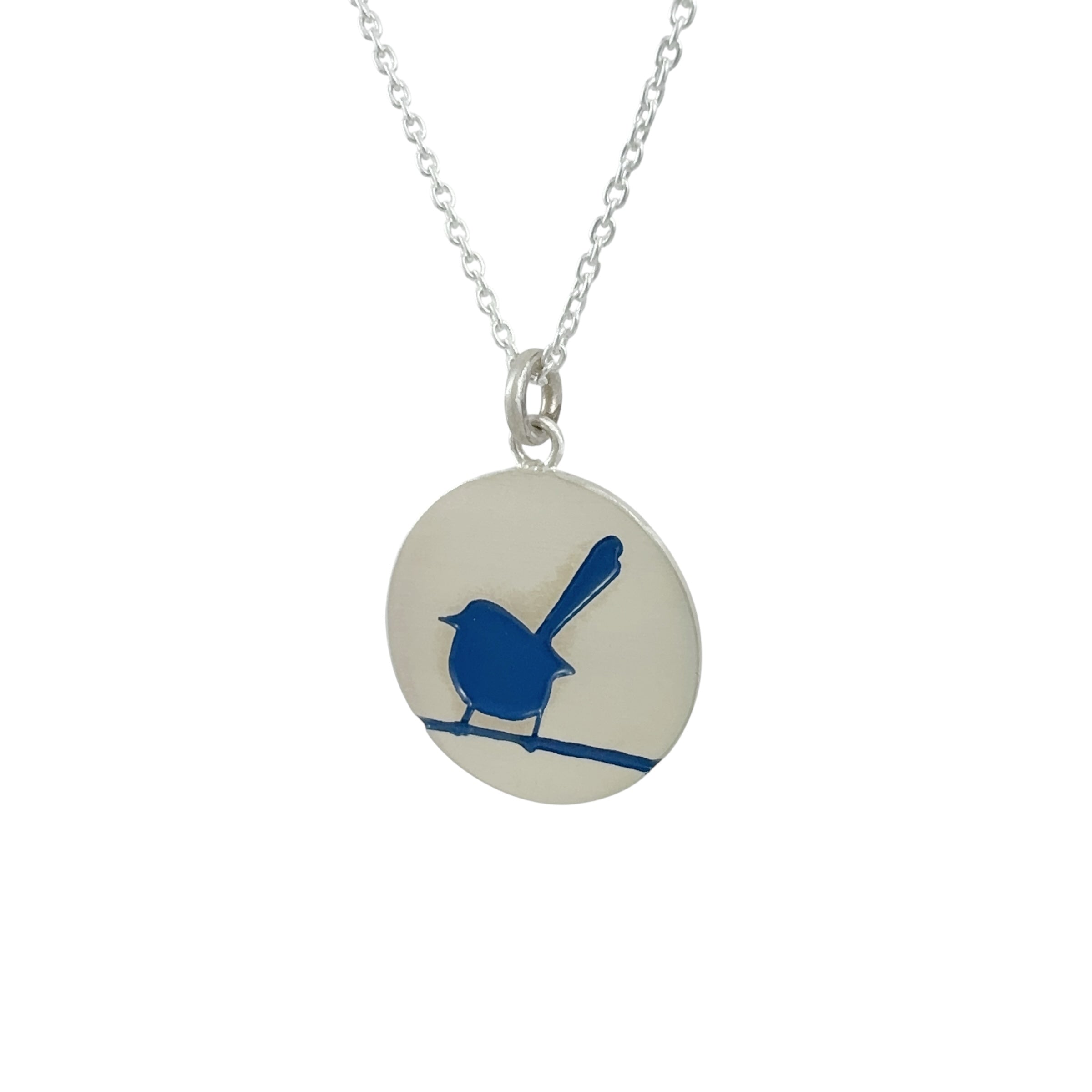 Blue Wren Pendant - Emma Kidson