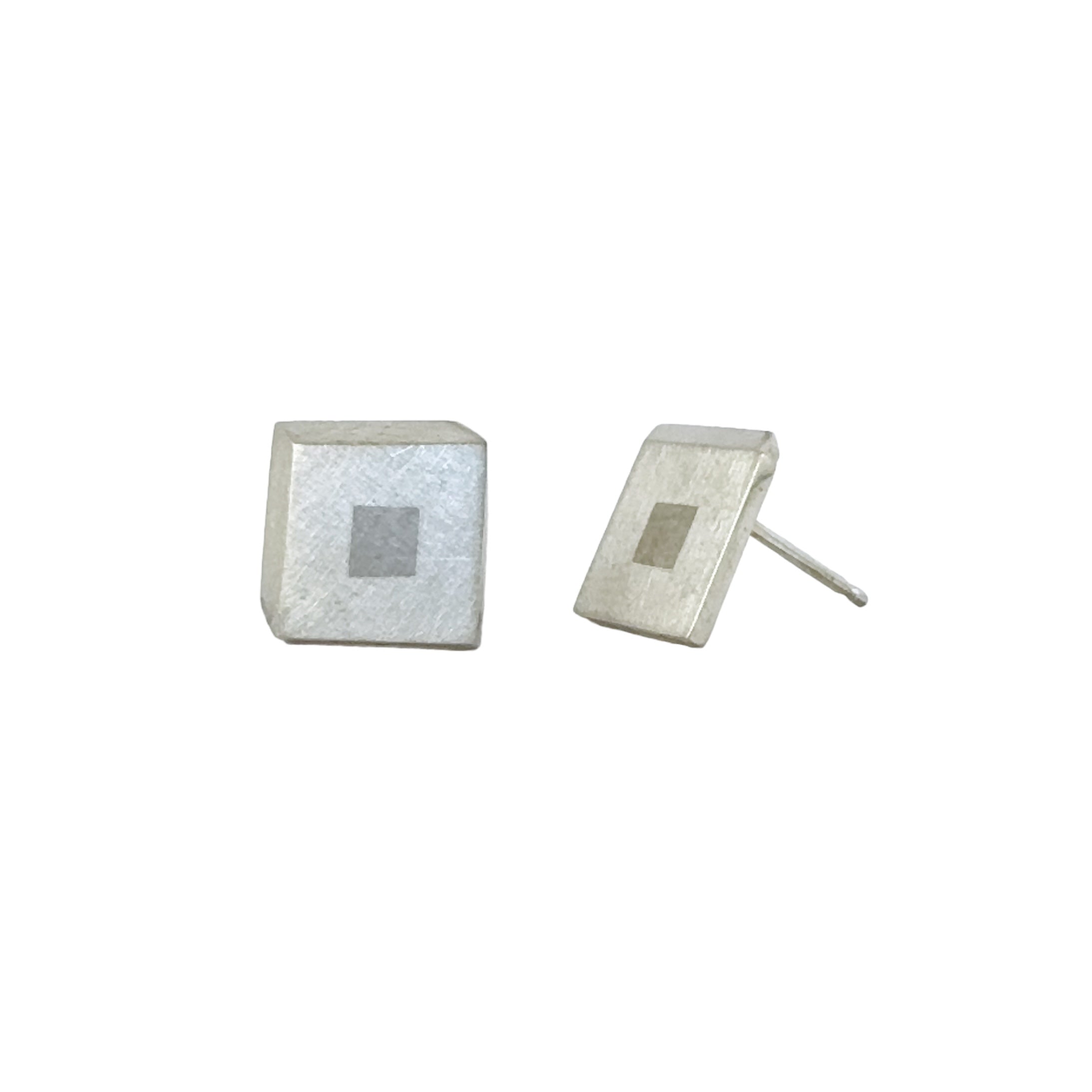 Married Metal Squares Studs - Melanie Ihnen