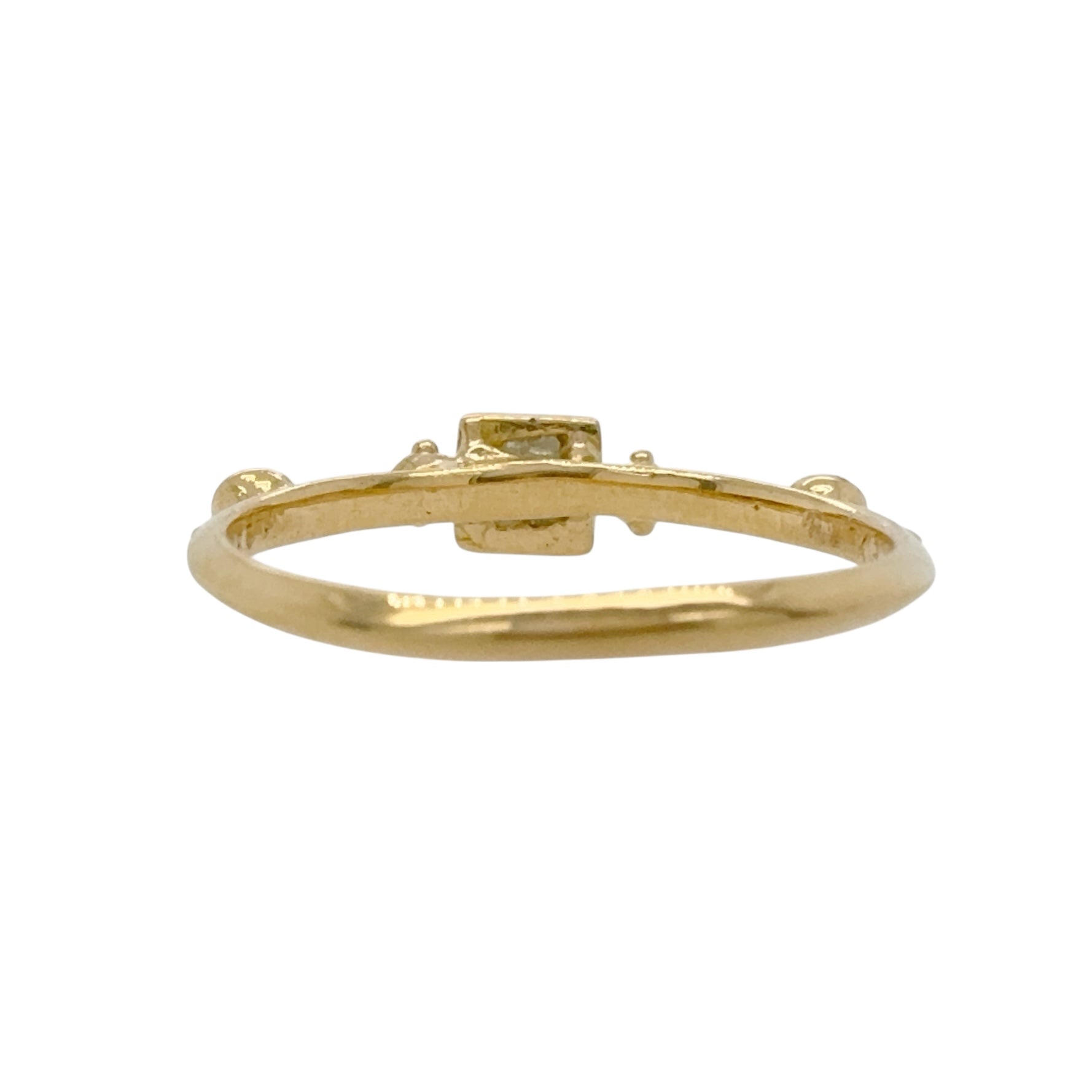 Square Diamond Ring - Rusty Thought