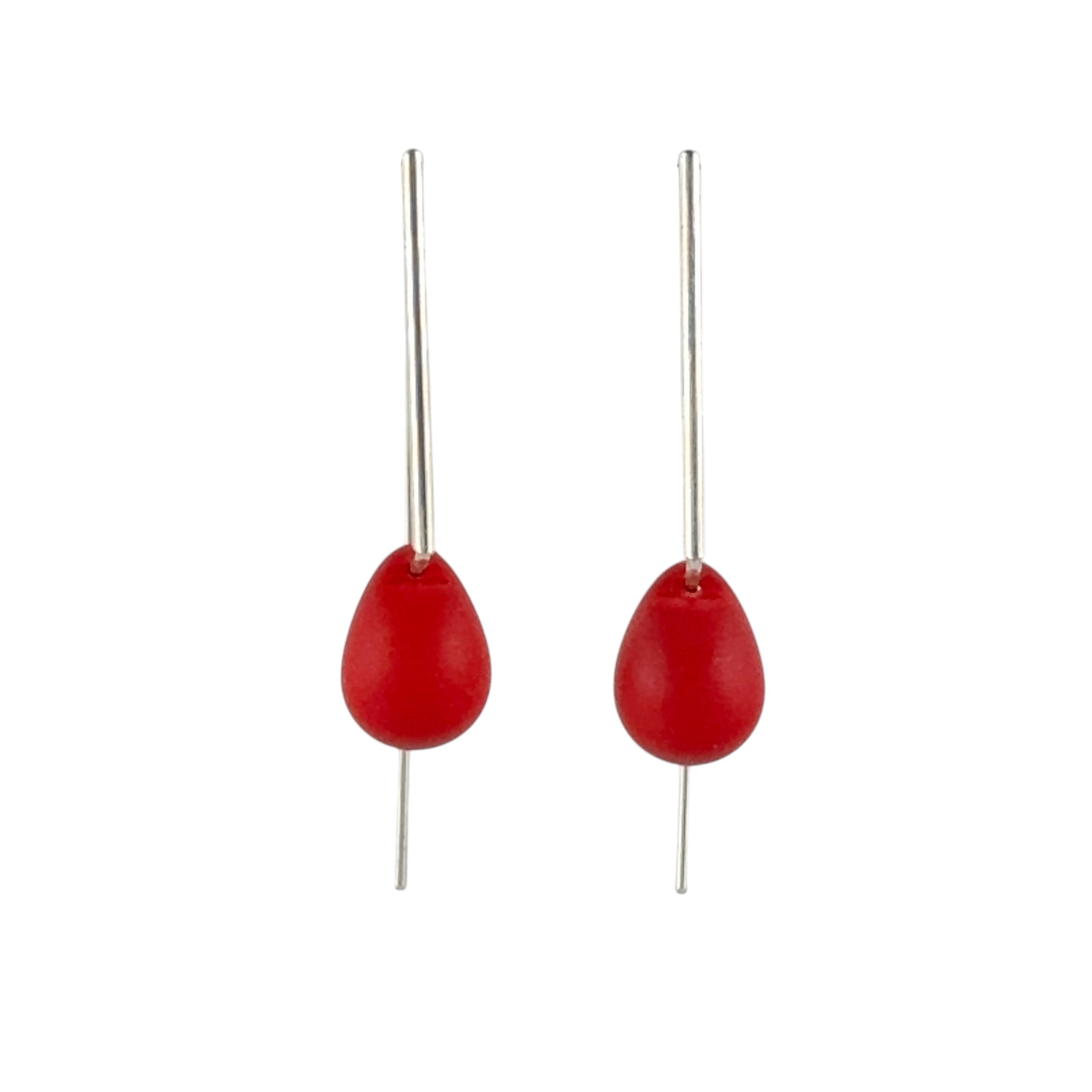 Agatha Red Earrings - Lisa Jose