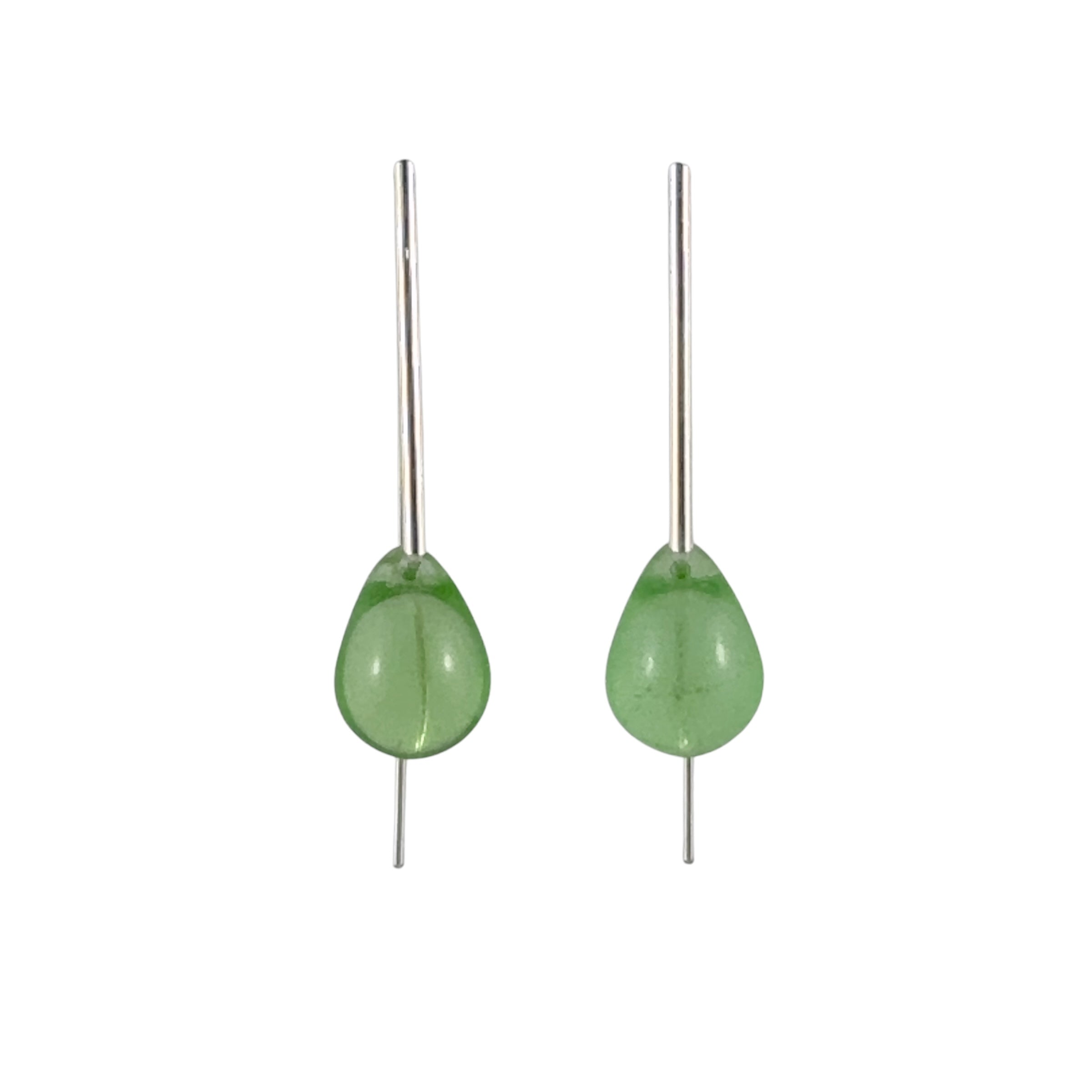 Agatha Light Green Earrings - Lisa Jose