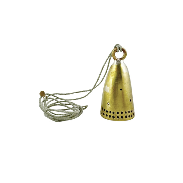 Biting Bell Brass Necklace - Anna Vlahos