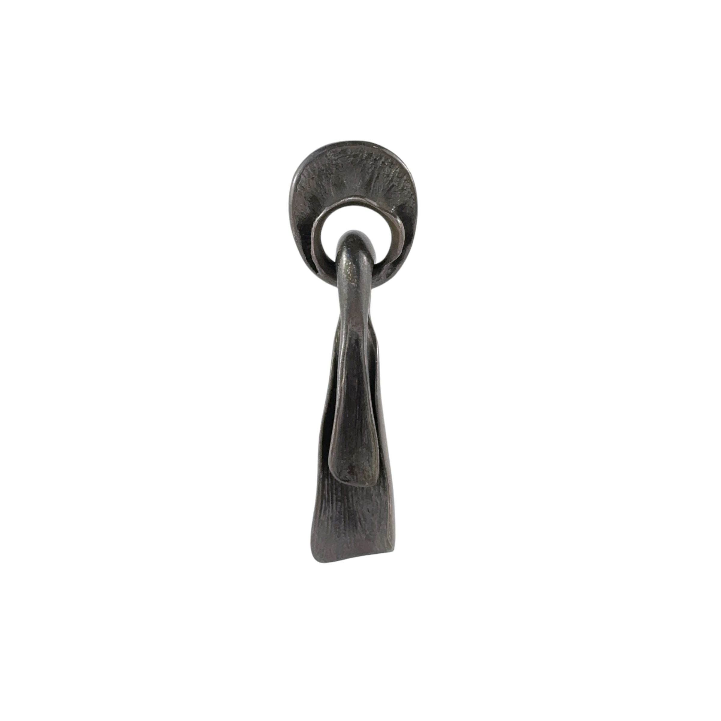 Snaketongue Truffleclub Oxidised Single Drop Stud - Maker B Gallagher