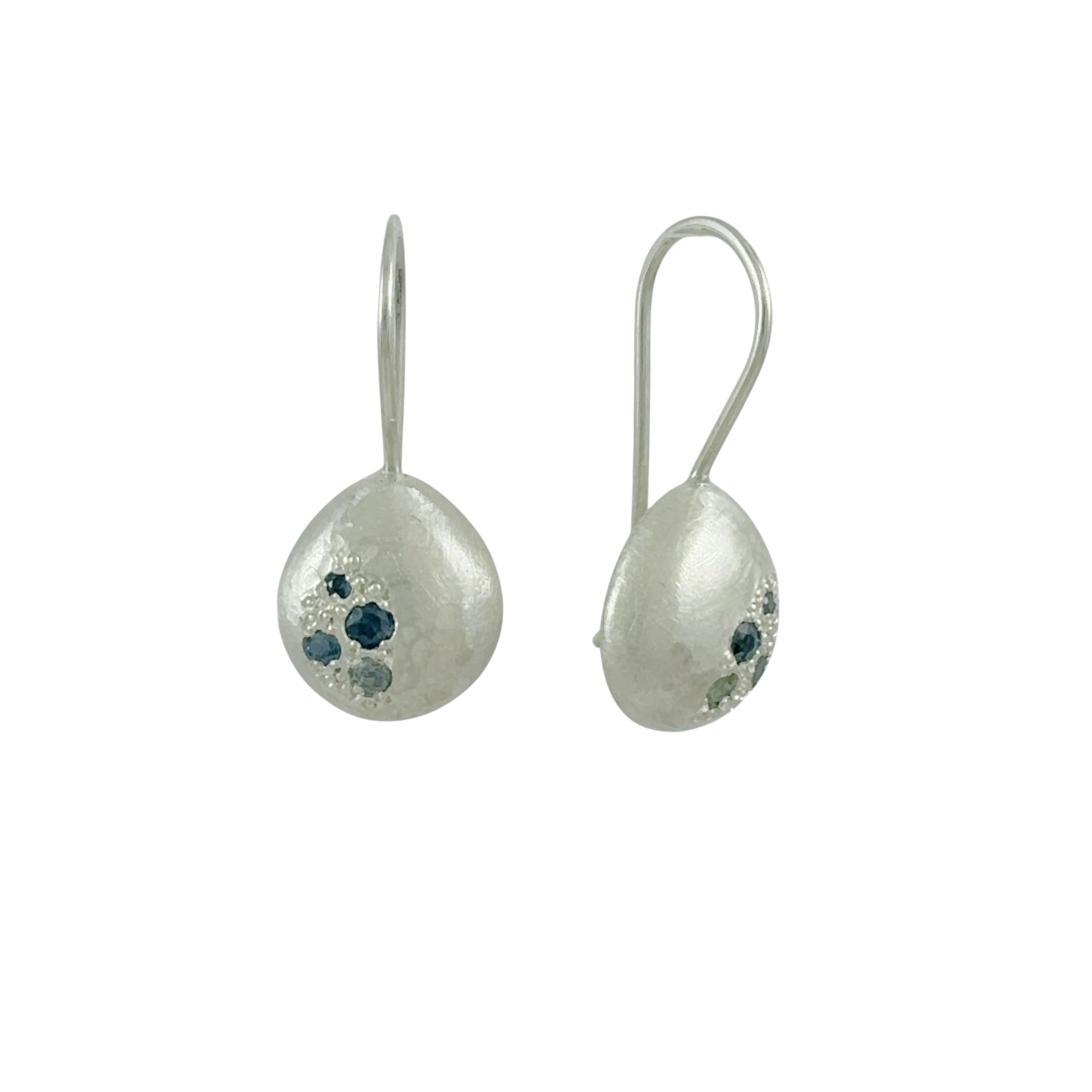 Ocean Glimmer Drop Earrings - Katheryn Leopoldseder