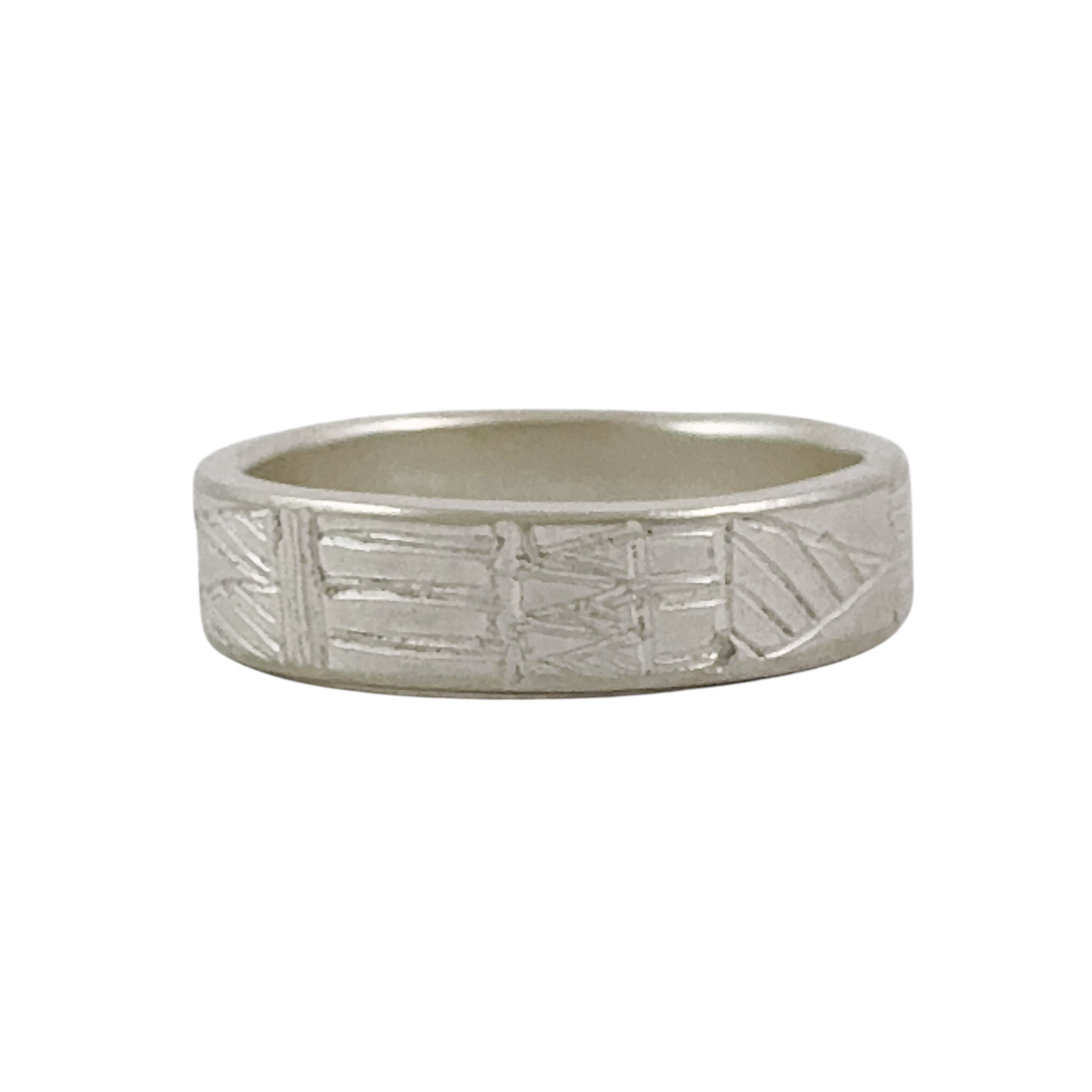 Mystic Capers Patterned Band Ring - Nina Baker