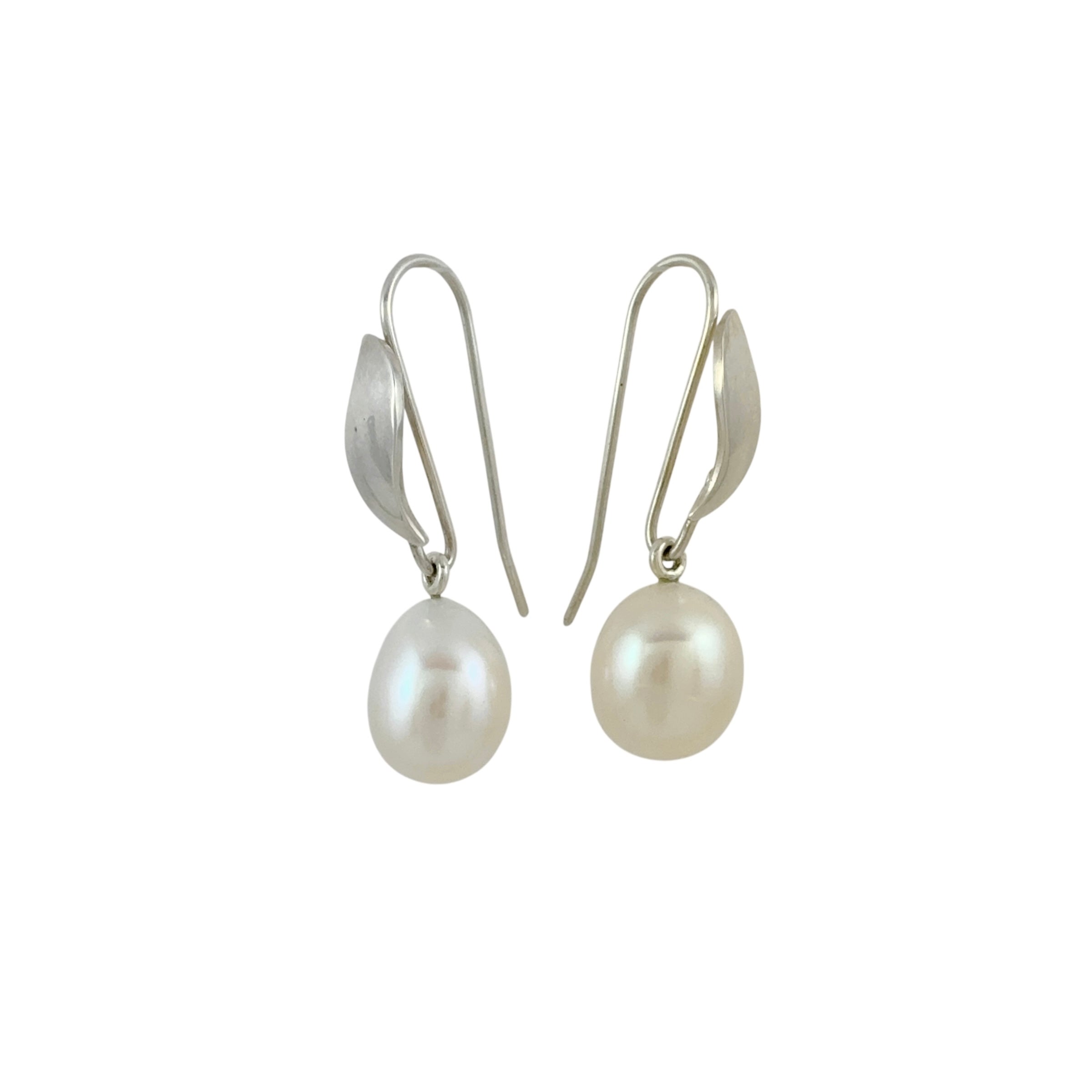 Pearl Drop Earrings - Catherine White