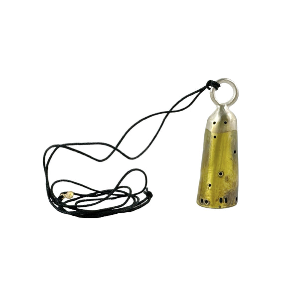 Biting Bell Two Metal Necklace - Anna Vlahos