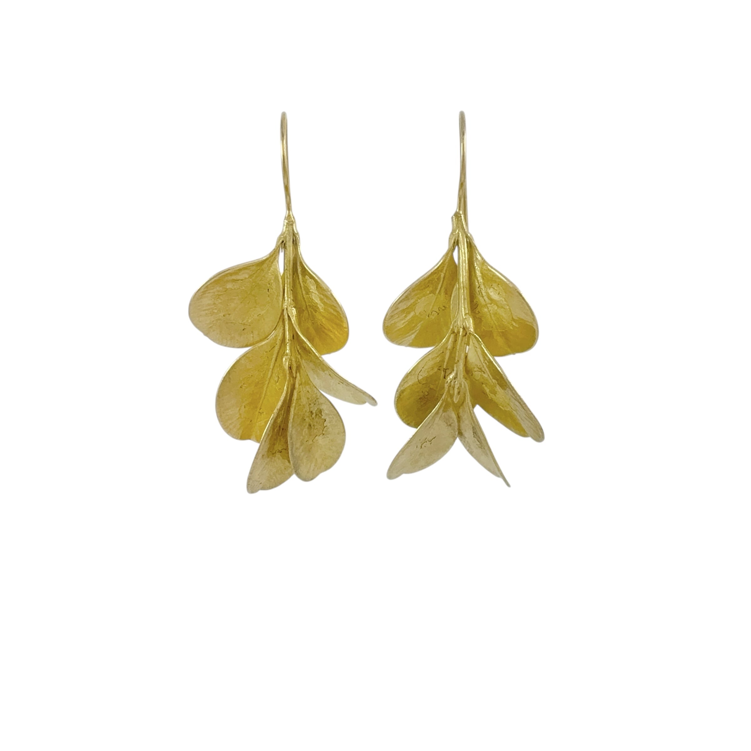 Box Bush Gold Plated Earrings - Anja Jagsch