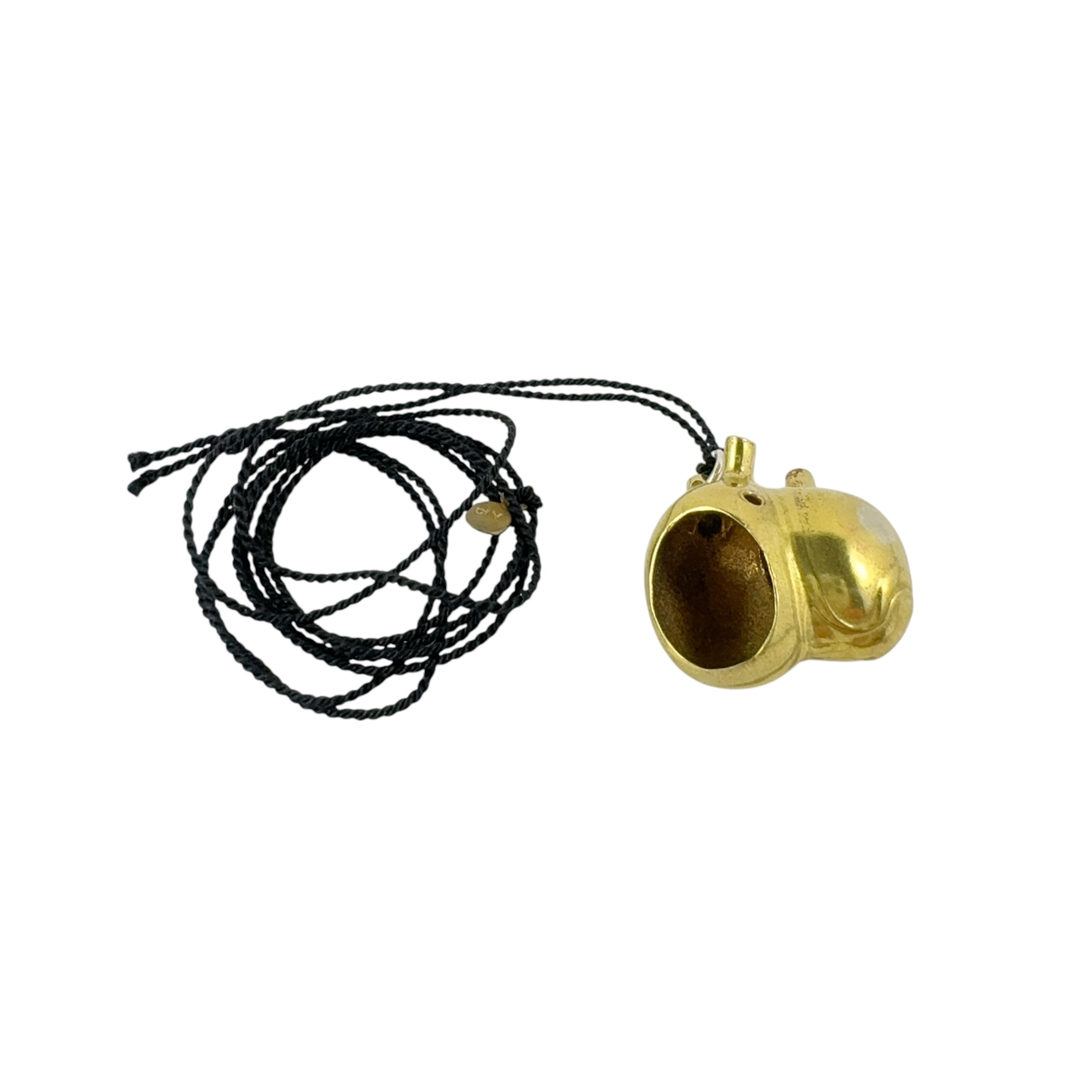 Lucky Heart Tama Brass Necklace - Anna Vlahos