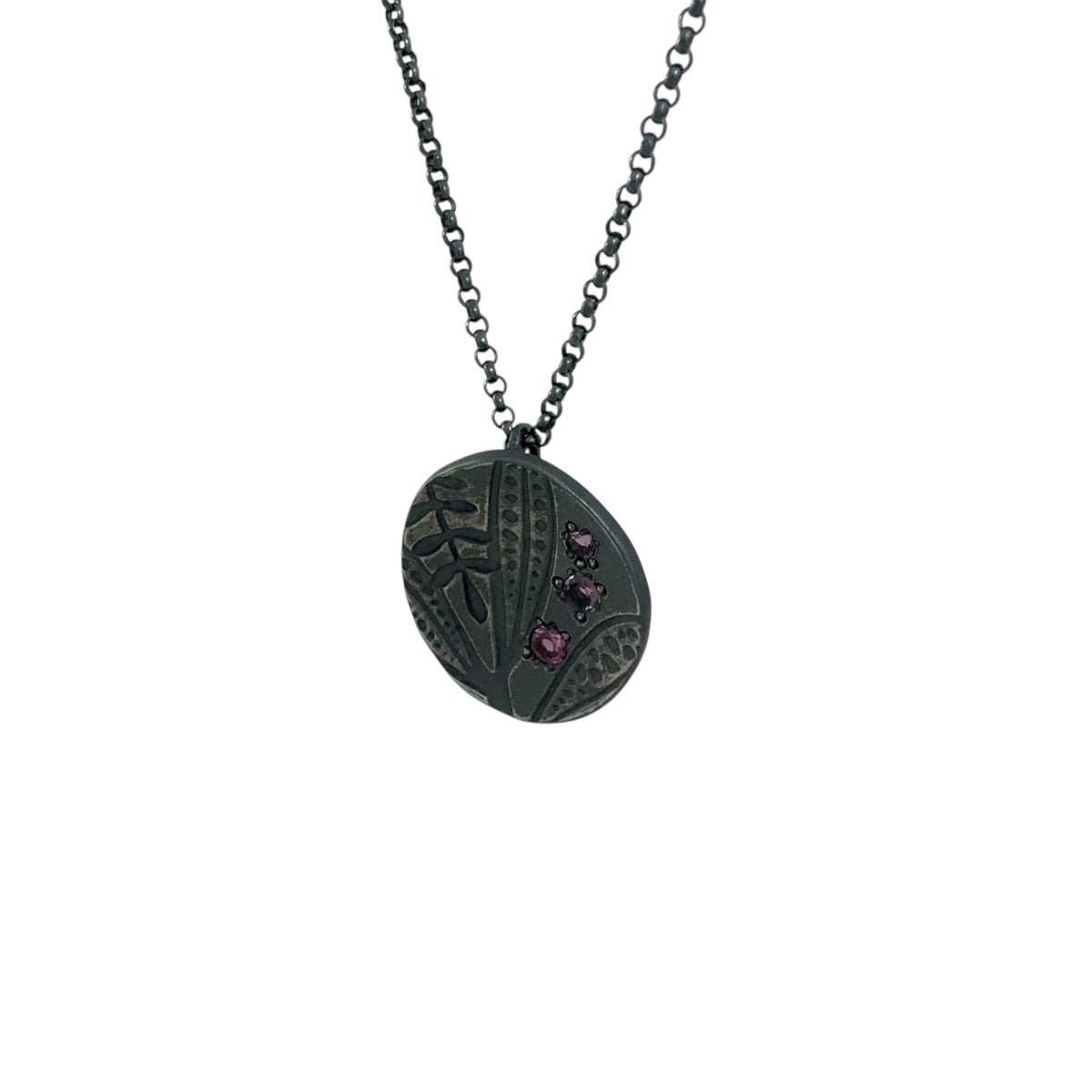 Foliage Imprint Necklace - Robin Wells