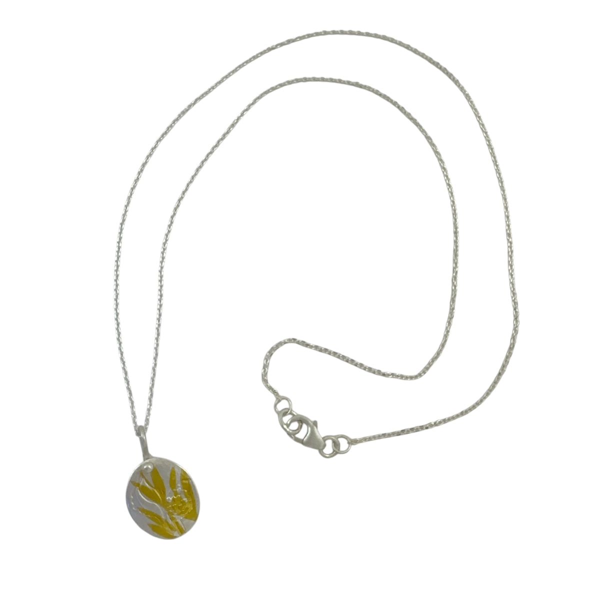 Hakea Nut Silver Necklace - Robin Wells