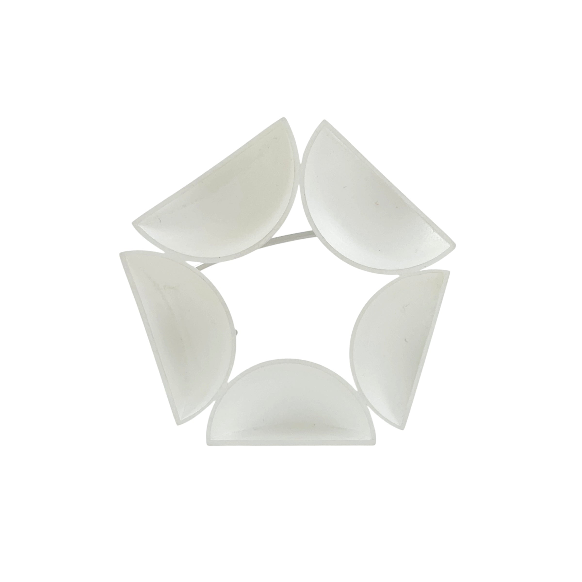 Half Shell Flower Brooch - Jo Hawley