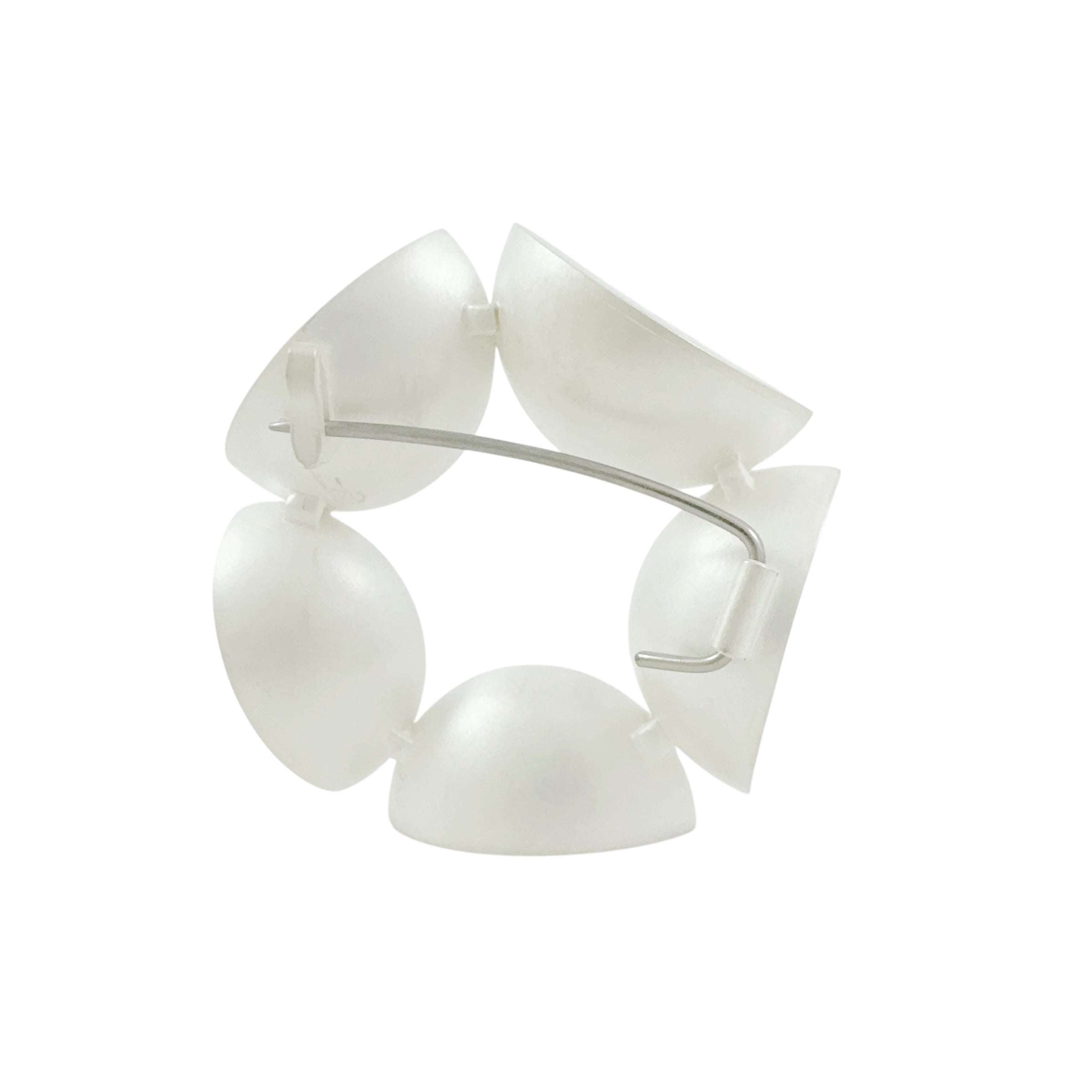 Half Shell Flower Brooch - Jo Hawley