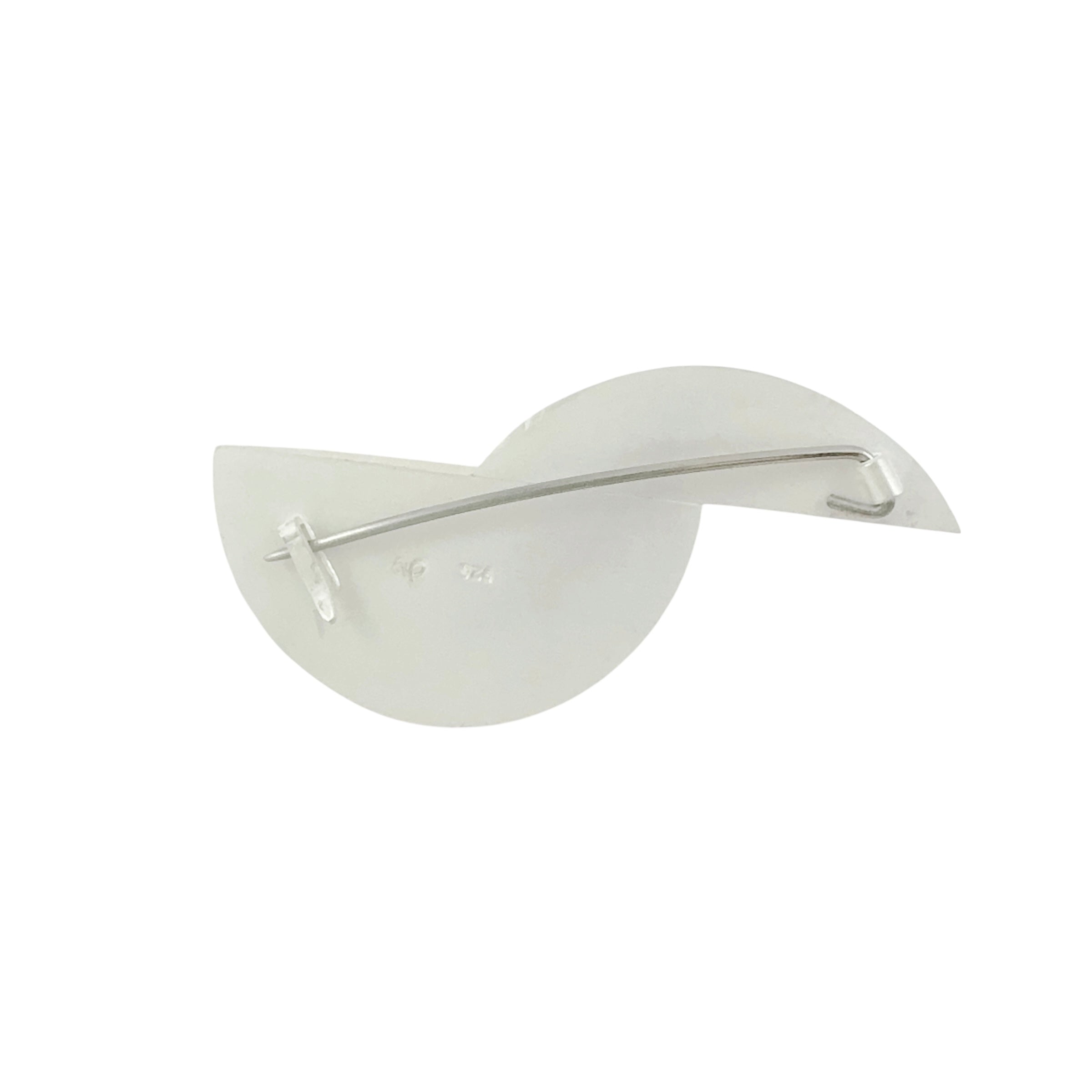 Uneven Split Pod Brooch - Jo Hawley
