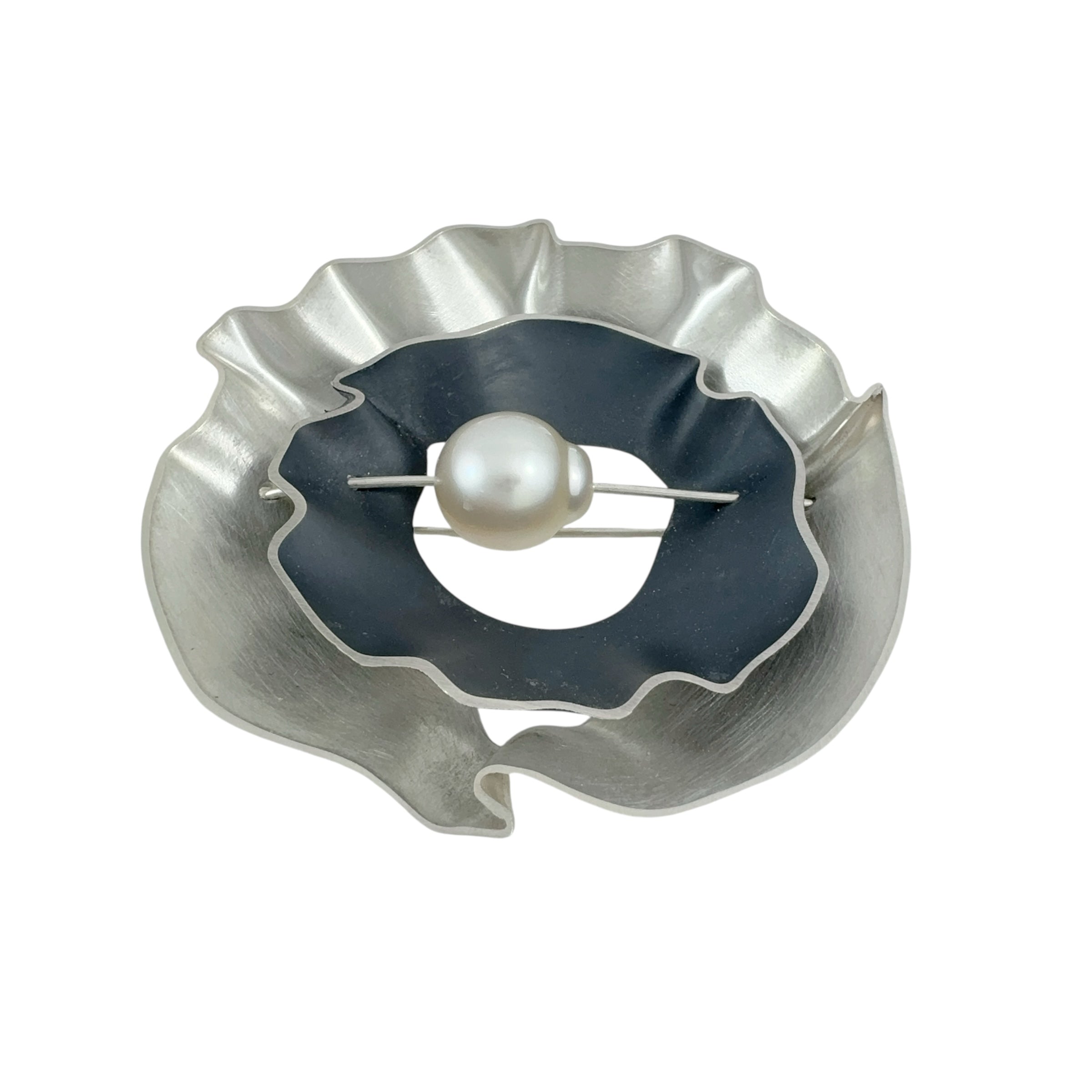Rippled Mollusc Brooch - Katheryn Leopoldseder