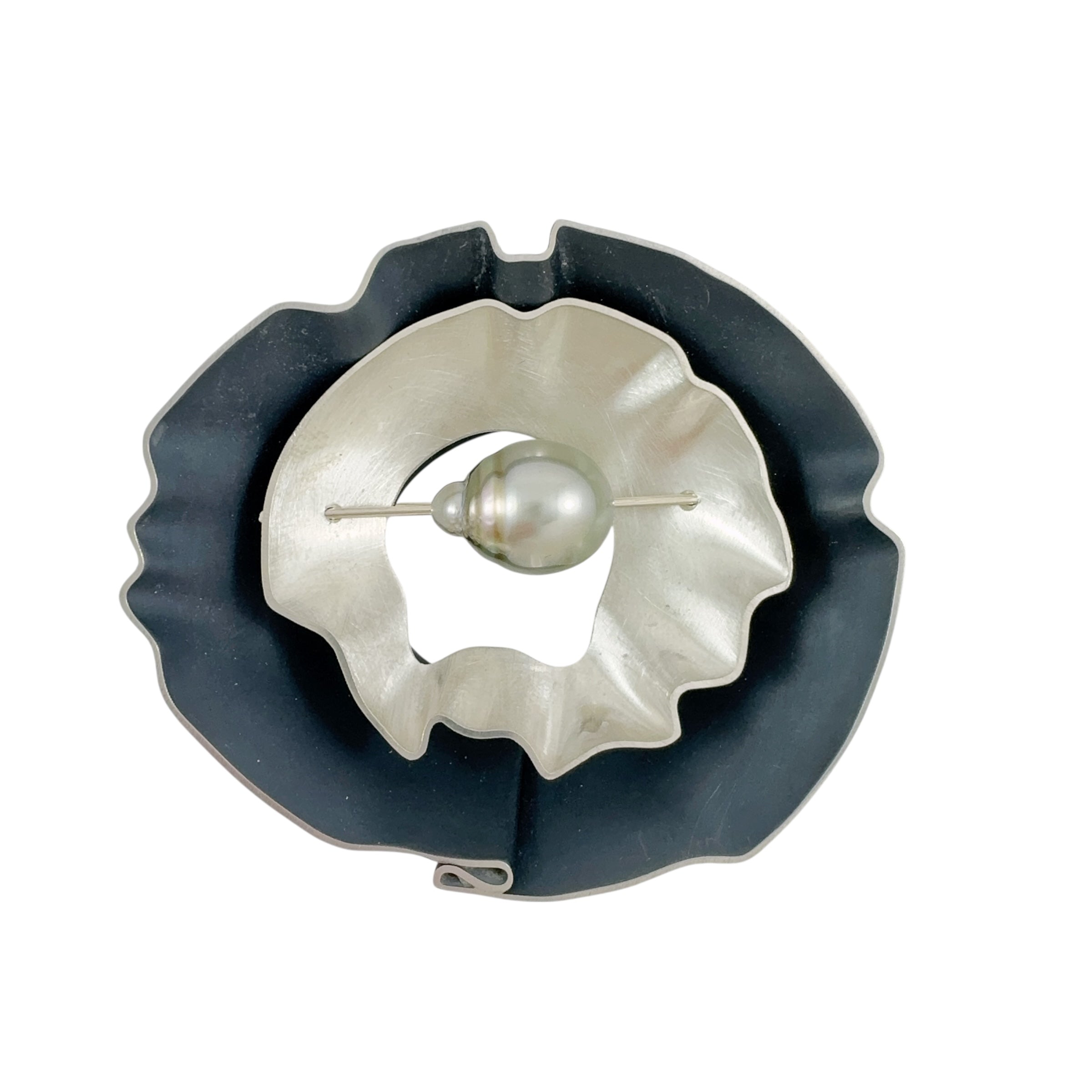 Rippled Mollusc Brooch - Katheryn Leopoldseder