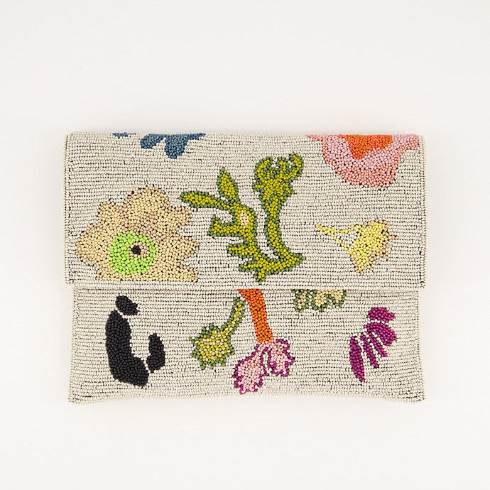 Beaded Clutch in Watercolour - Nancybird