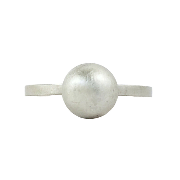 Sphere Ring Large in Silver - Emma Jane Donald
