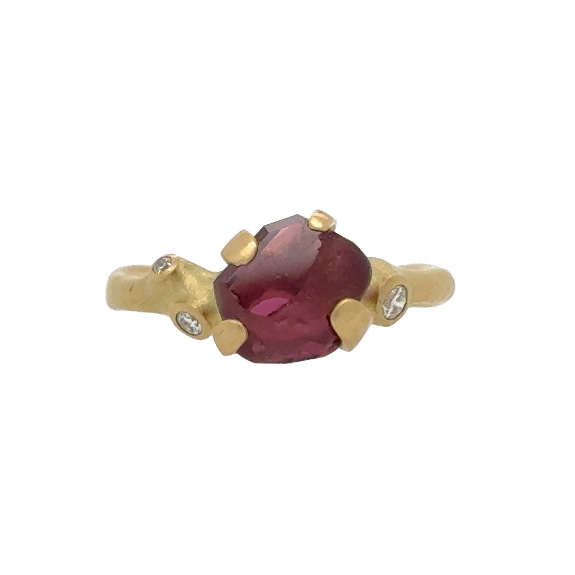 Rhodolite Rough Luxe Ring - Johnny Ninos