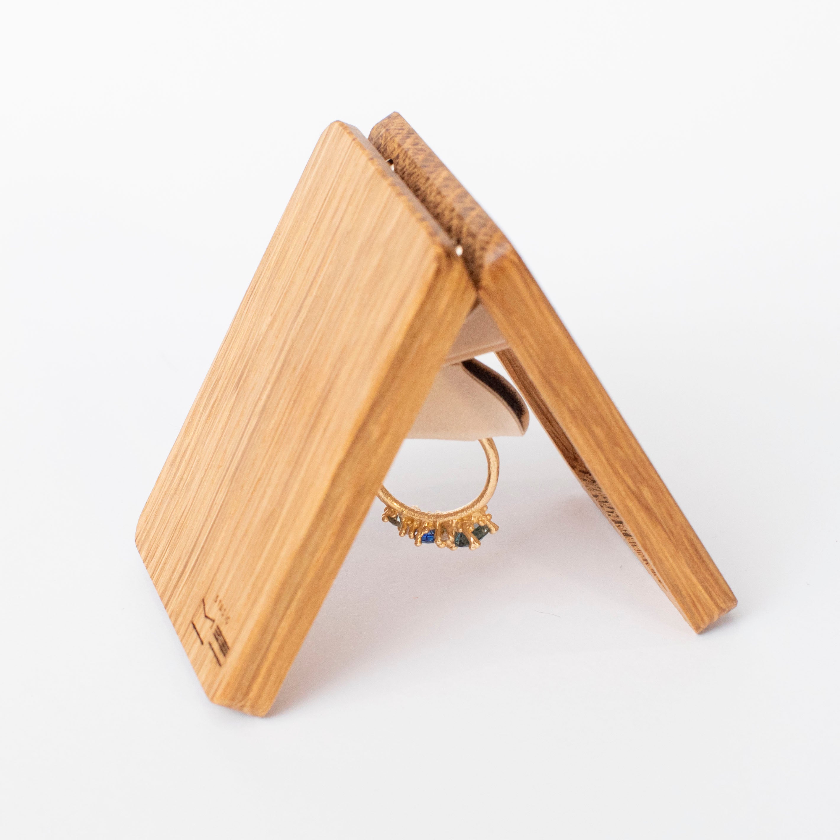 Oak Engagement Ring Box - Woodsbury