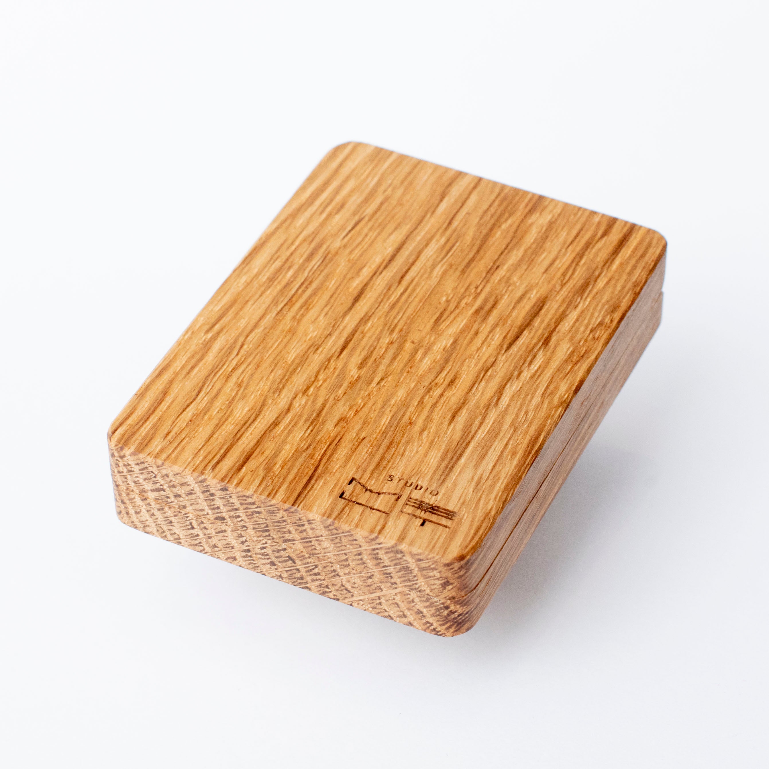 Oak Engagement Ring Box - Woodsbury