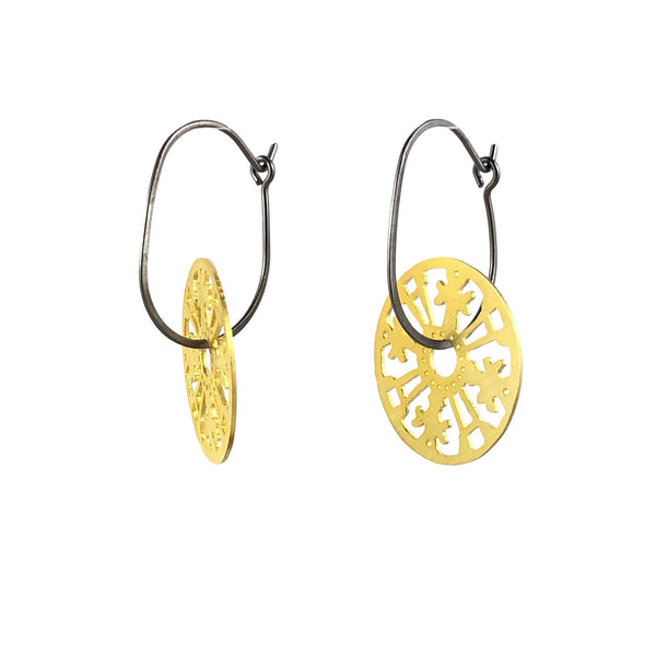 Kalysta Earrings Gold Plated - Joanna Cave