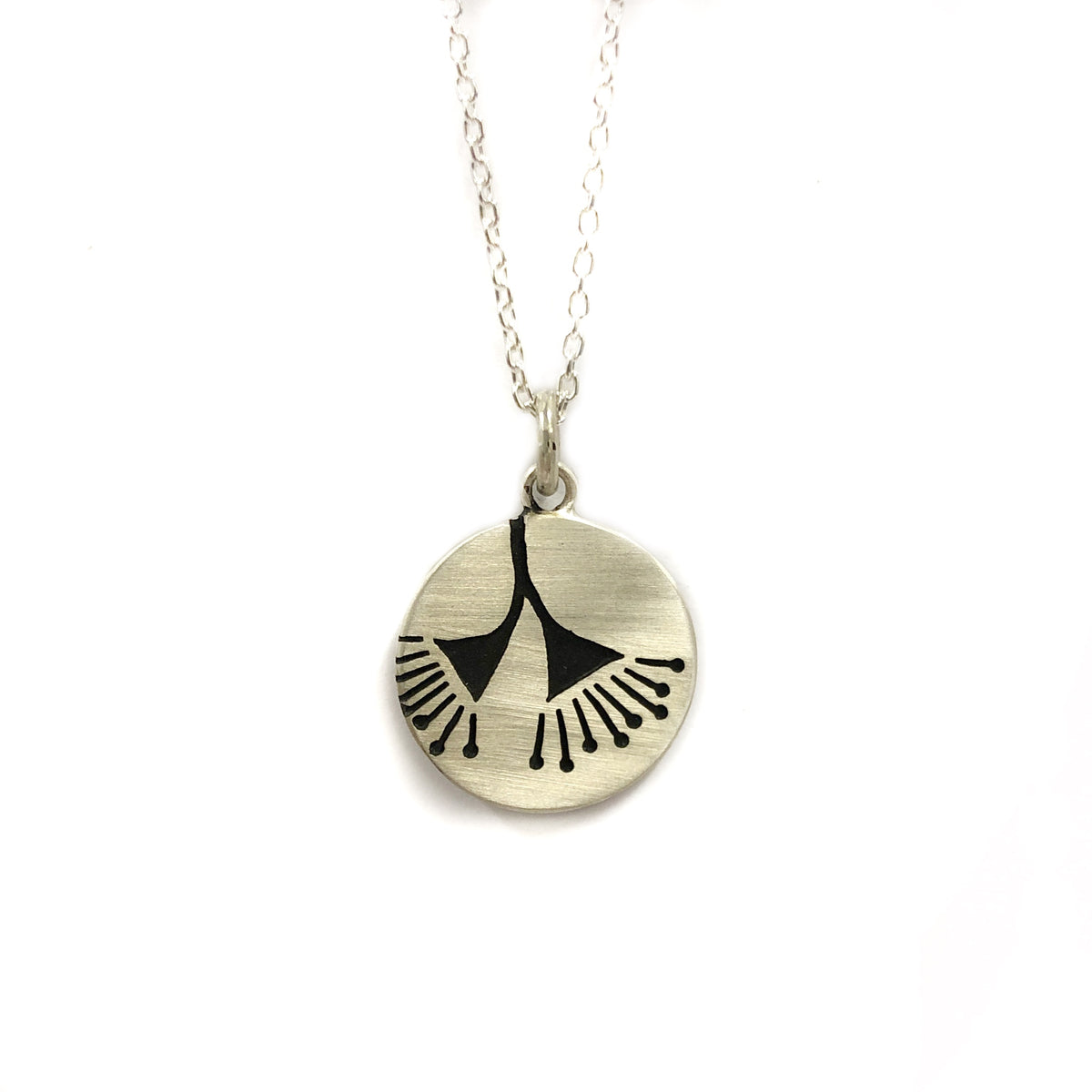 Petite Eucalyptus Blossom Pendant - Emma Kidson