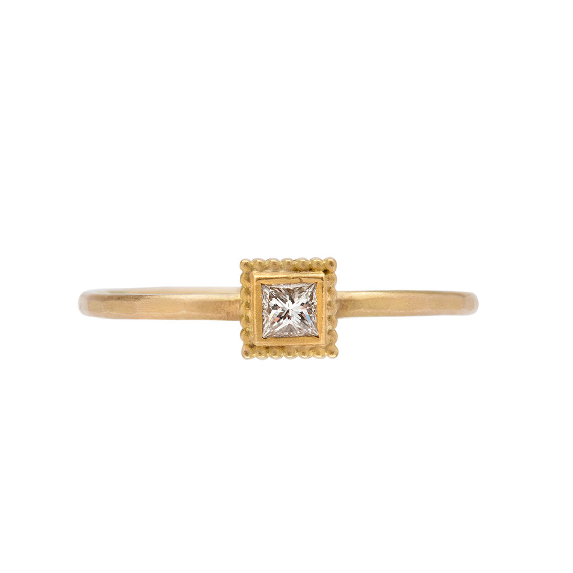 Rosecut Square Diamond Ring - Ananda Khalsa