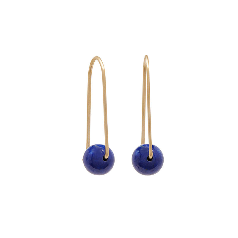 Pearl Arch Earring in 14ct gold - Carla Caruso