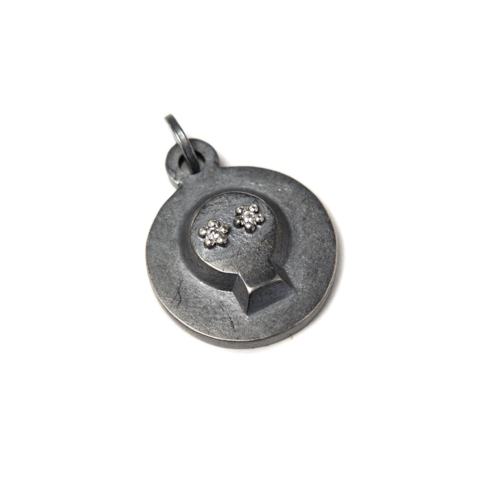 Illusion Skull Charm Necklace - Erica Bello