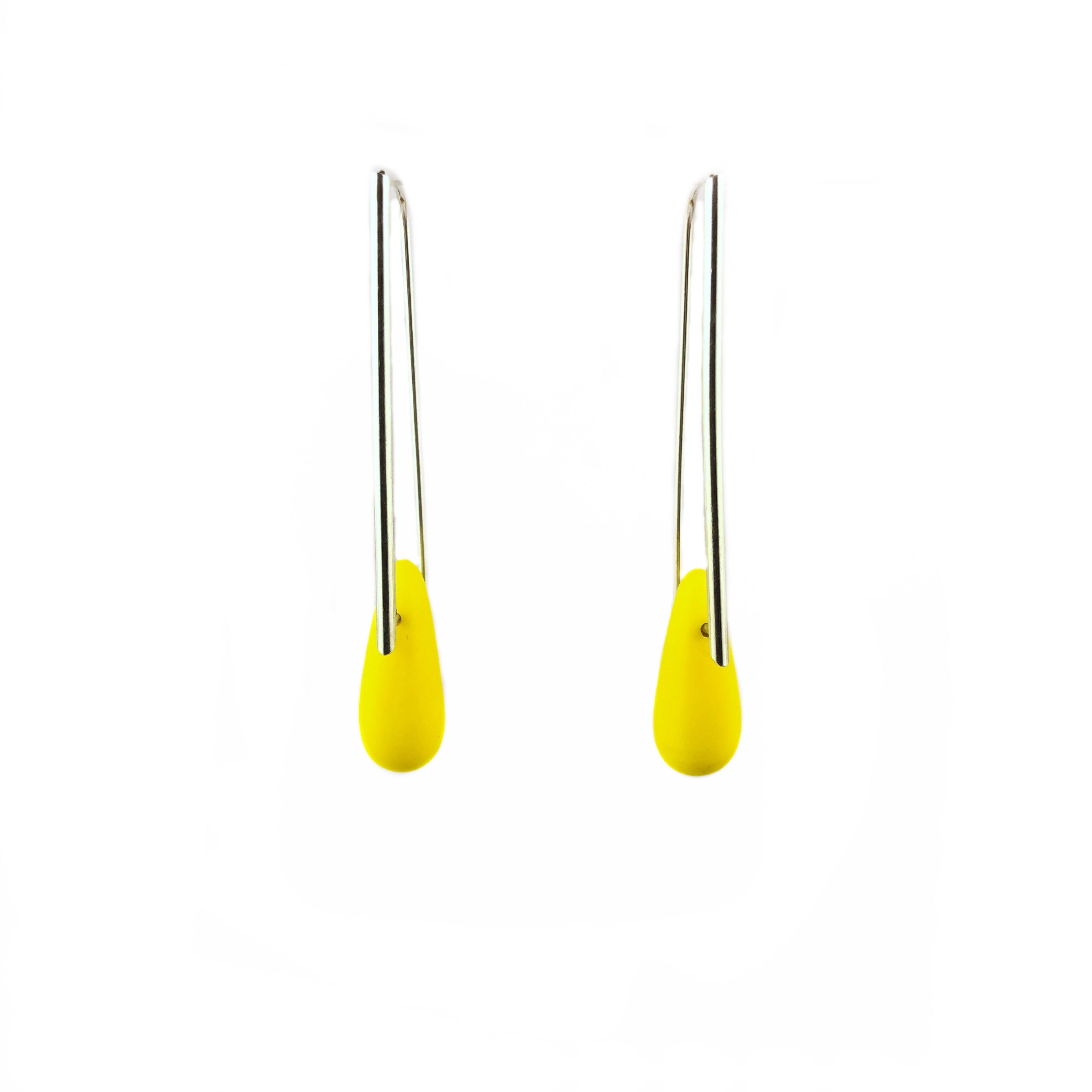 Mali Opaque Yellow Earrings - Lisa Jose