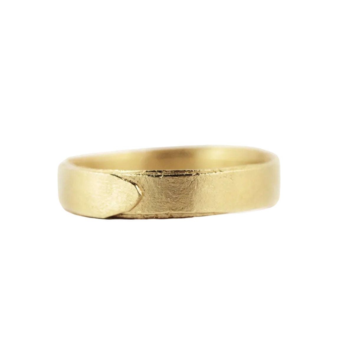 Yellow Gold Men's Wrap Band - Ruth Tomlinson