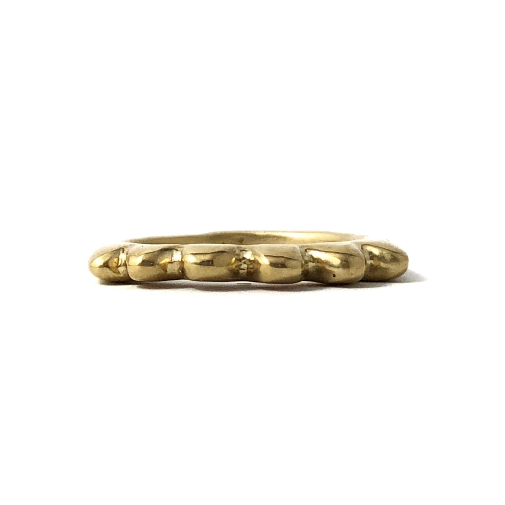 Gold Crown Stacking Ring - Virginia Sprague