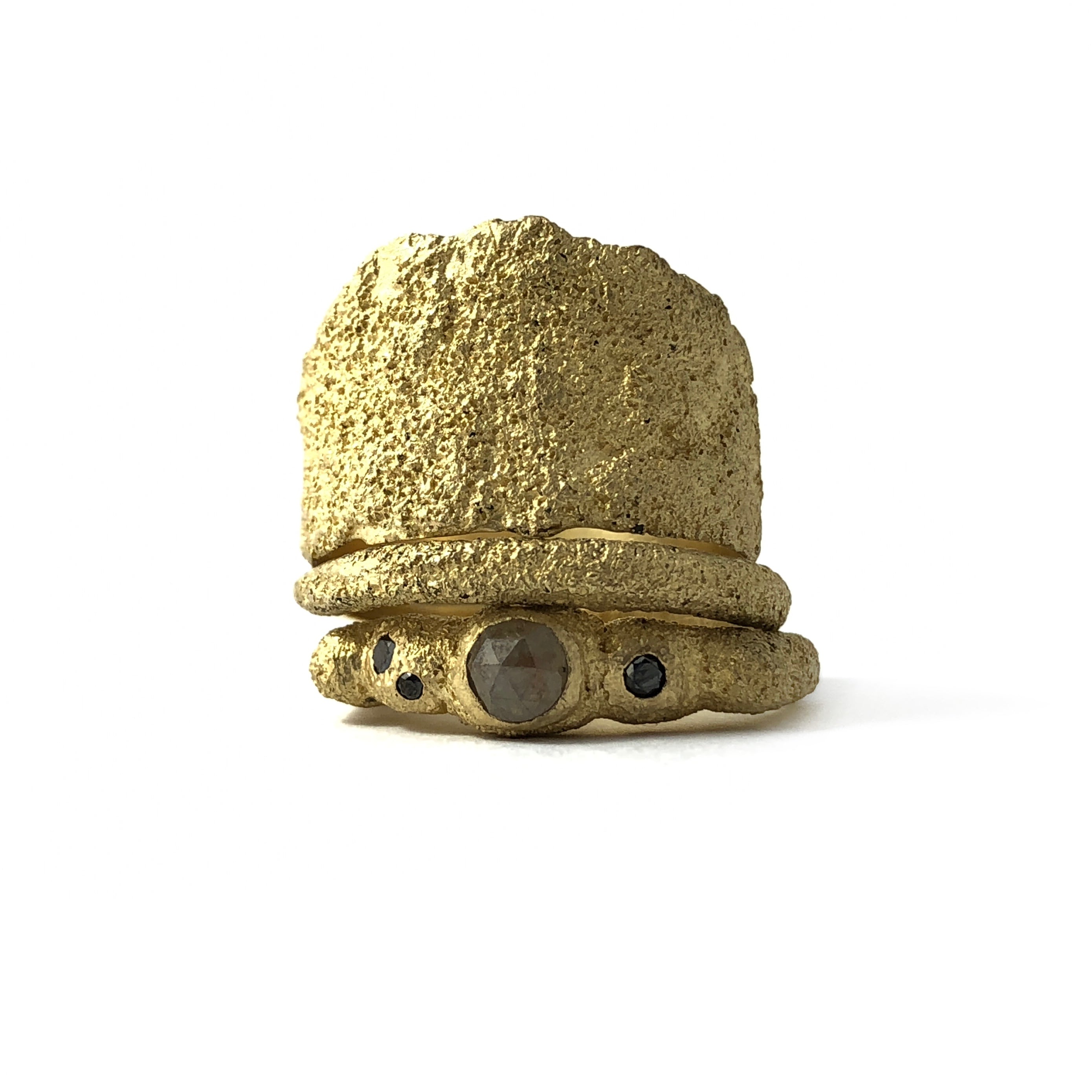 Unearthed Gold Dome Ring - Virginia Sprague