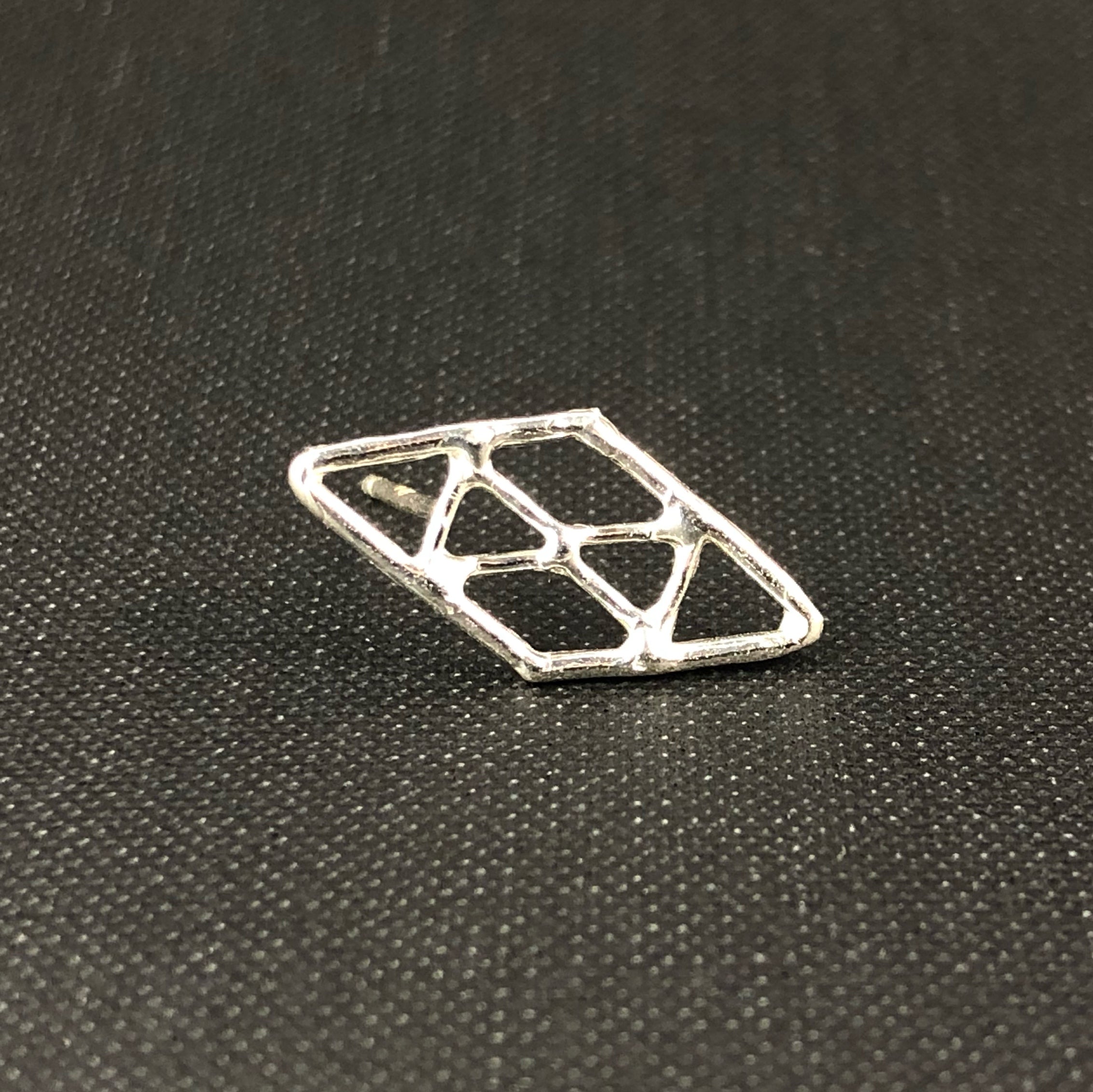 Fragment Single Silver Studs - Anna Vlahos