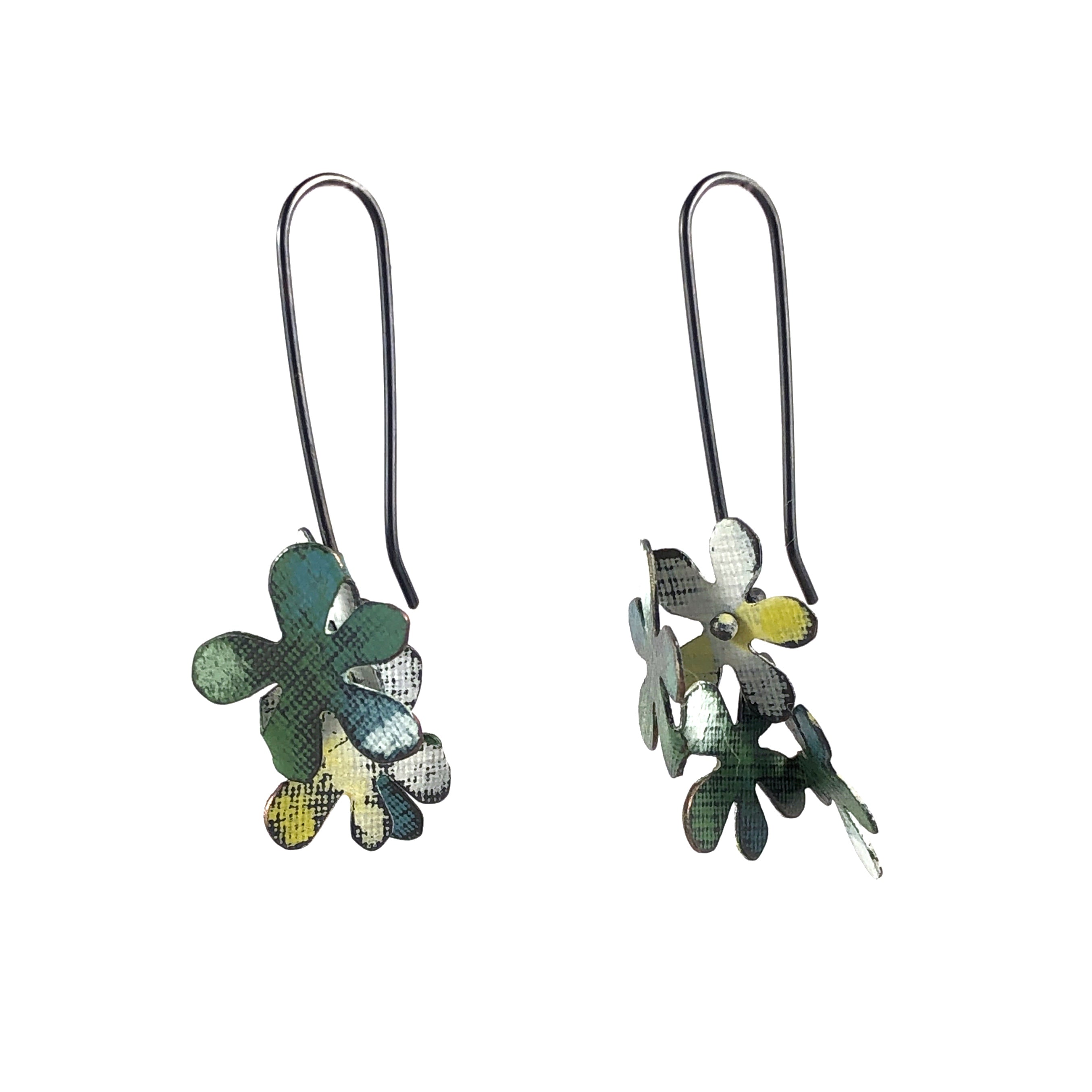 Jasmine Hooks in White and Green - Yuko Fujita