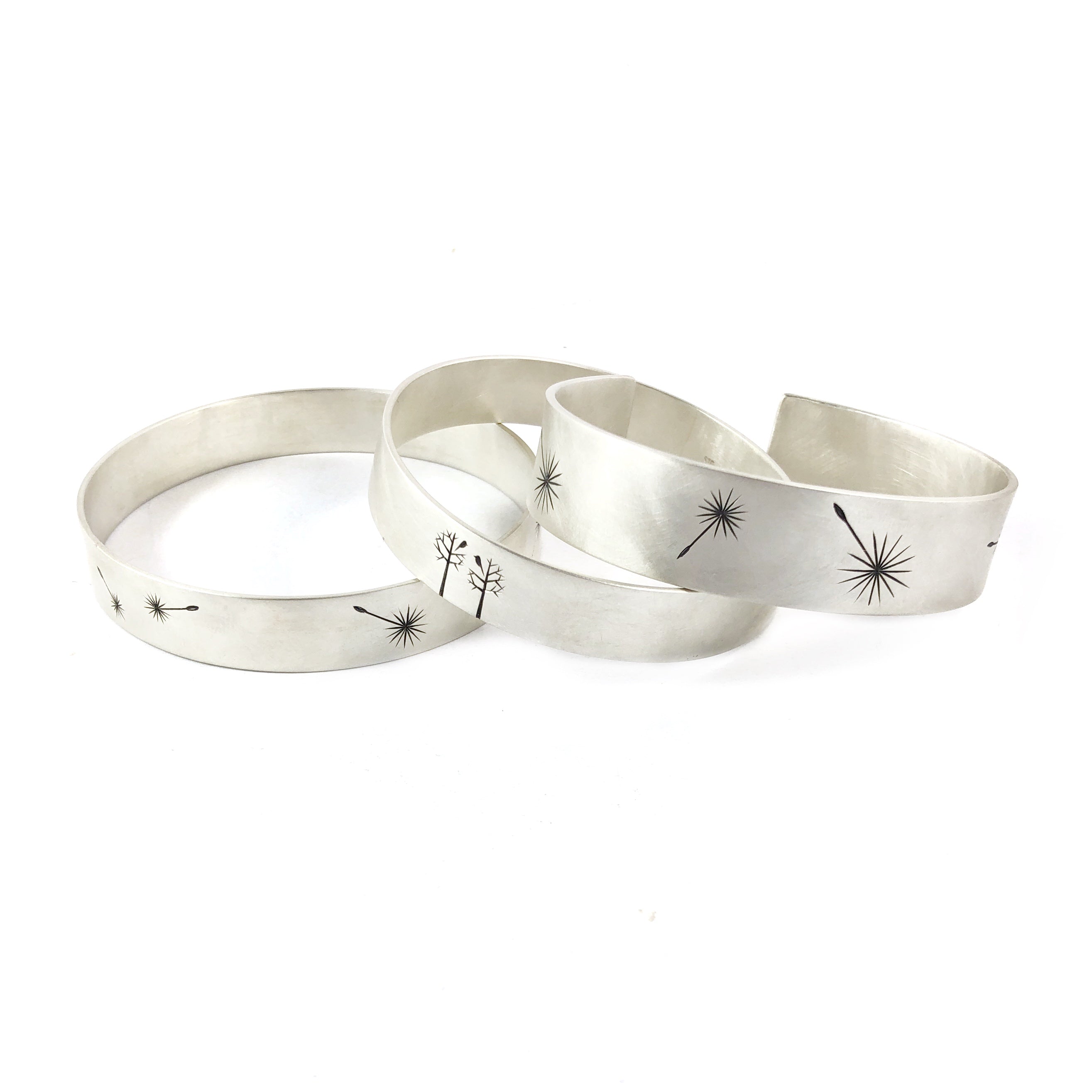 Dandelion Bangle 10mm - Ash Hilton