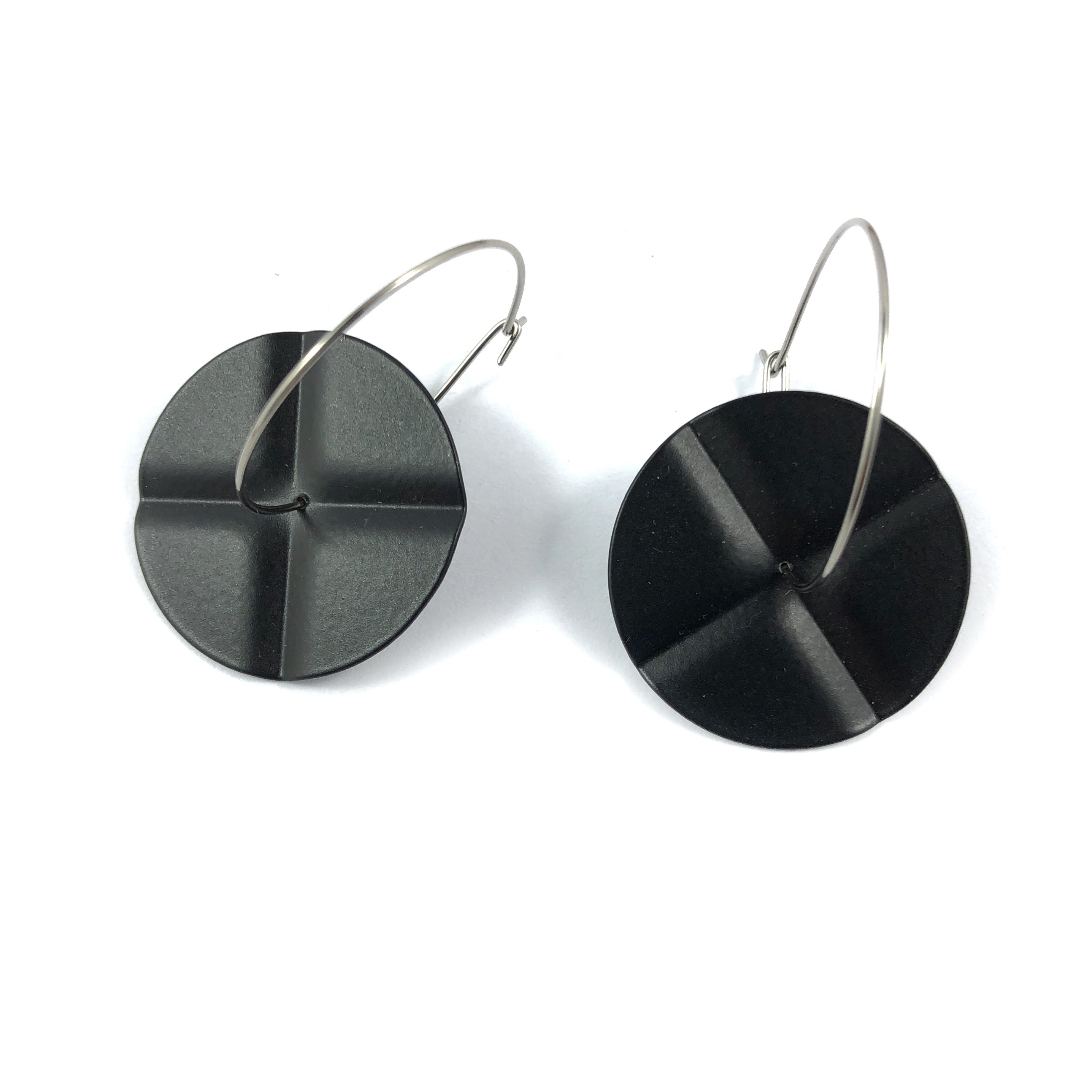 Four Fold Large Earrings - Ferro Forma