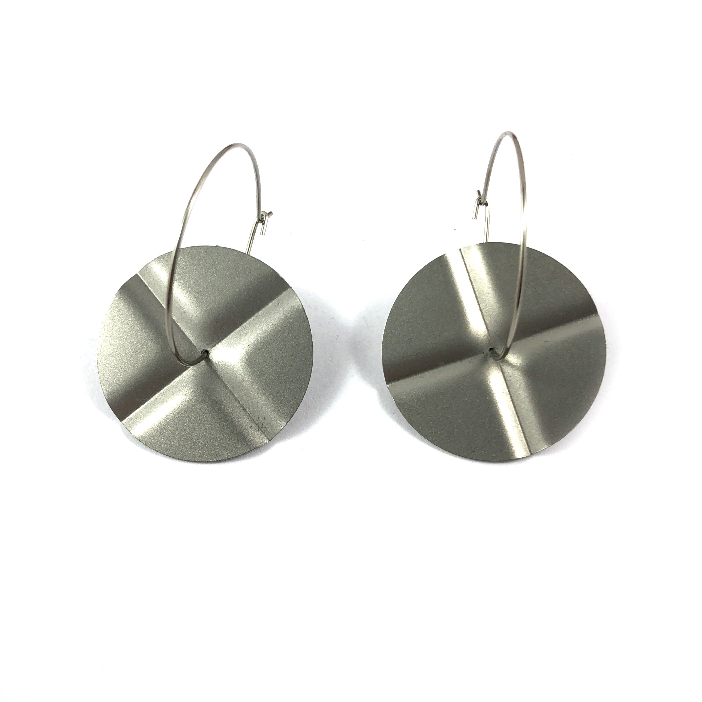 Four Fold Large Earrings - Ferro Forma