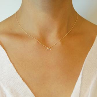 Mini X Necklace - Carla Caruso