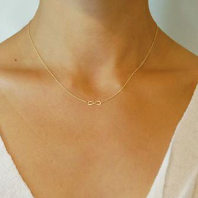 Infinity Necklace in 14ct gold - Carla Caruso