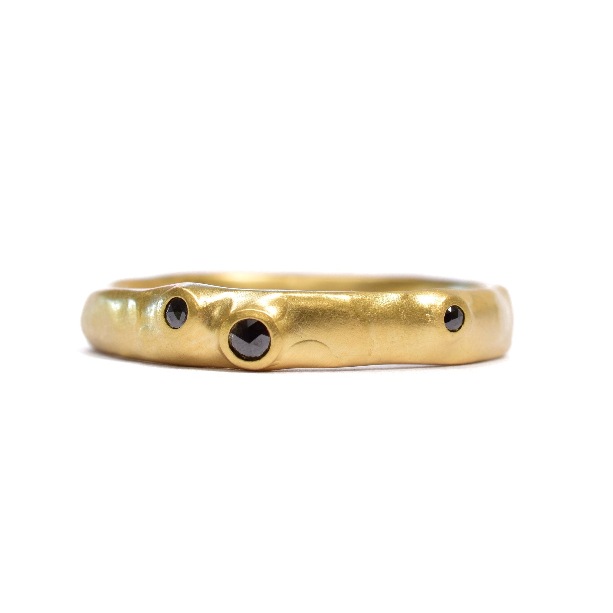 Medium Organic with Diamonds Band - Johnny Ninos
