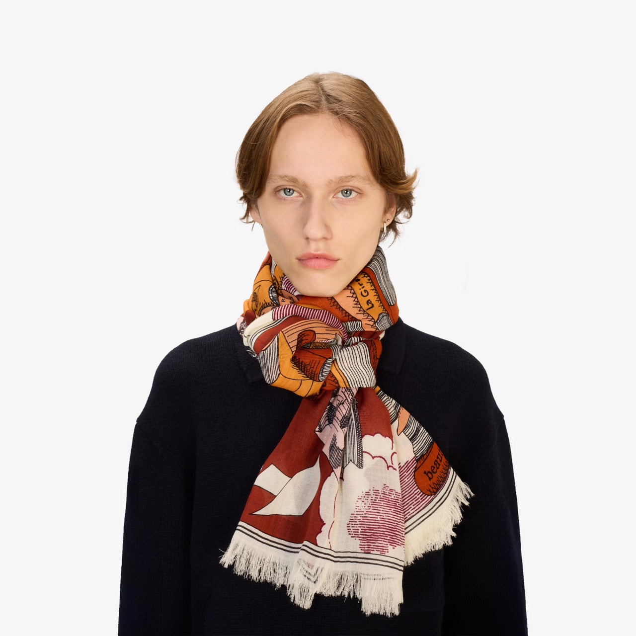 Editions Wool Scarf in Autumn - Inoui Editions